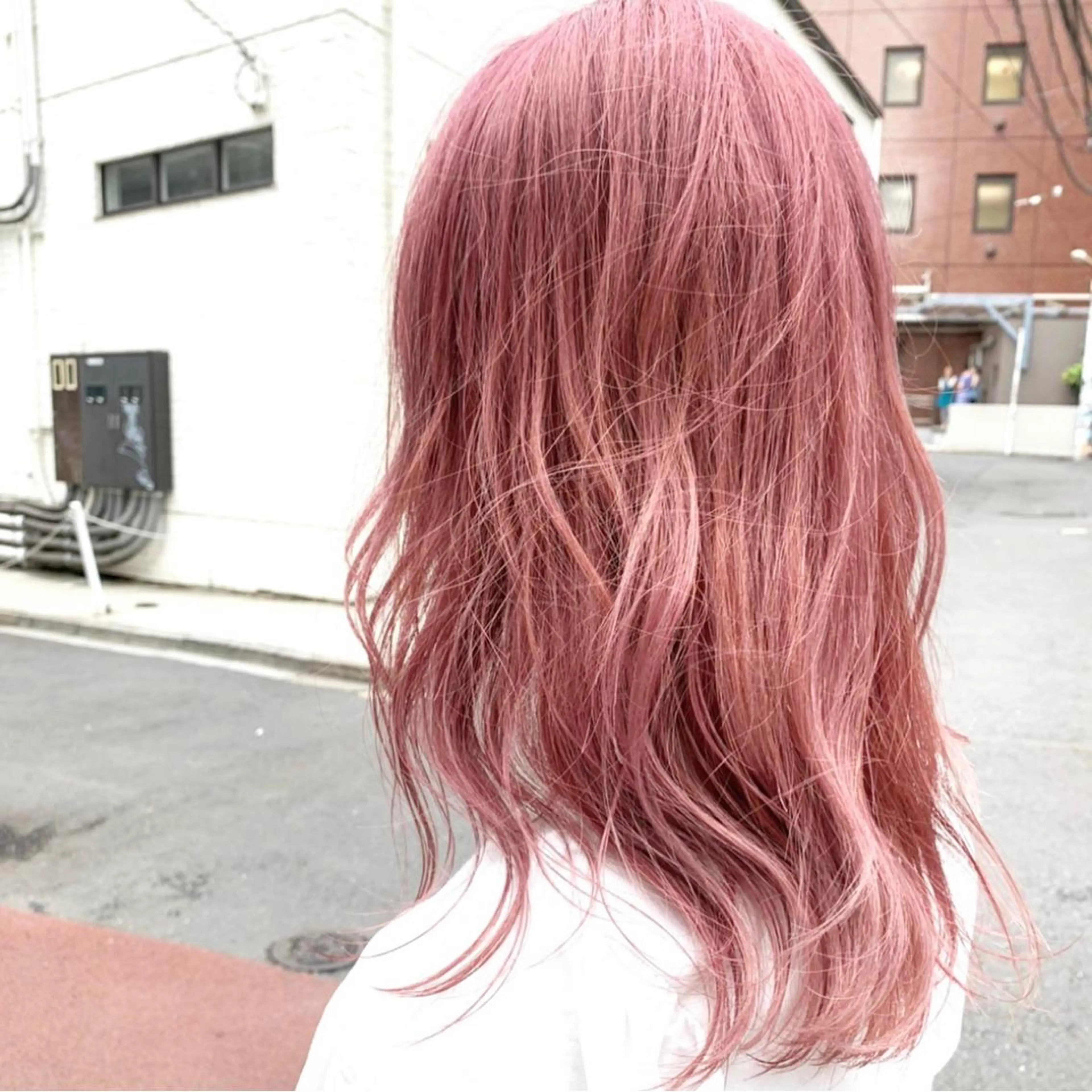 ミディアム カラー ヘアアレンジ ハイトーン/美髪矯正 🍃大江拓実のヘアスタイル