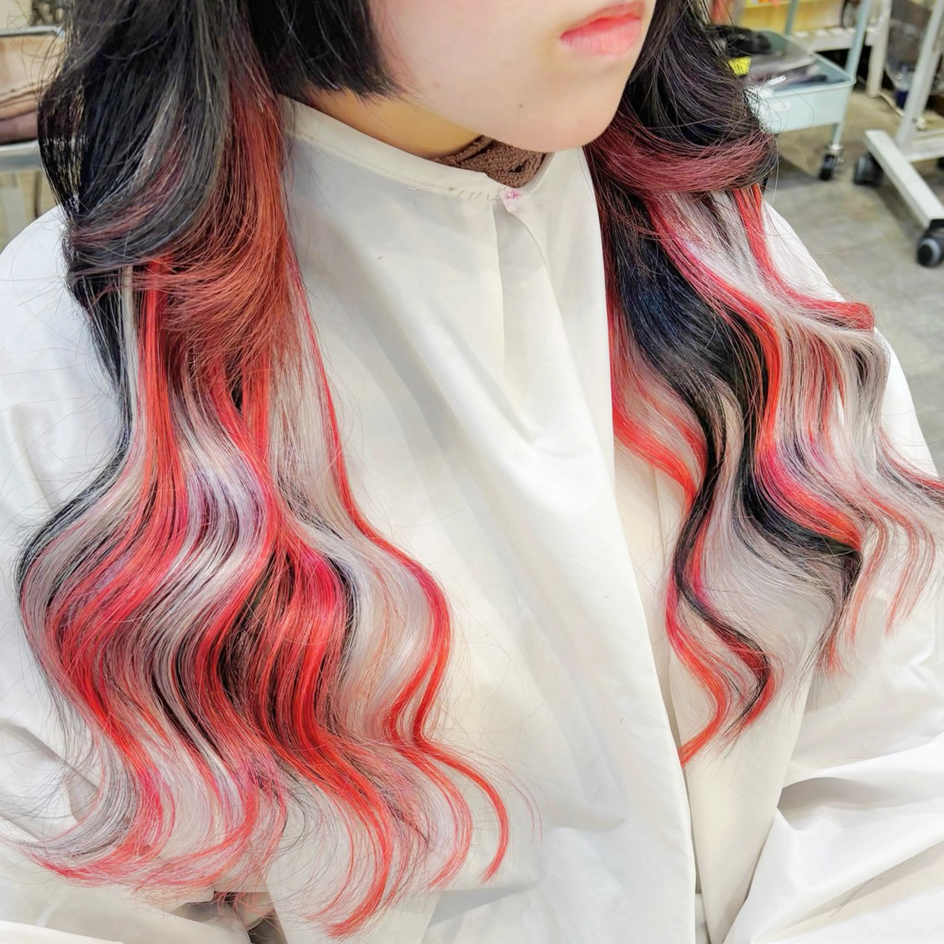 ロング エクステ 🥀暖色/エクステ/ ヘアメ/横浜/かなこのヘアスタイル