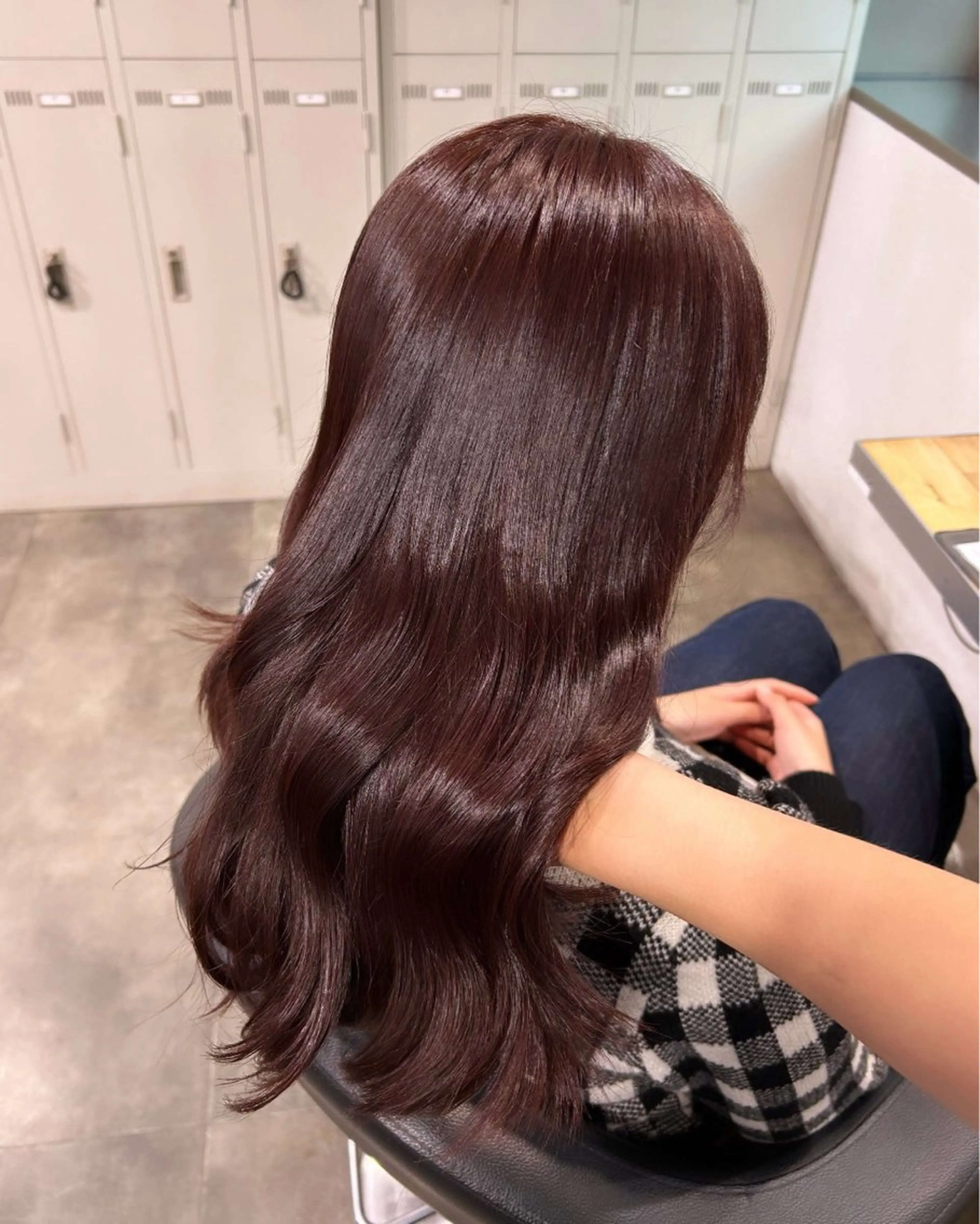 セミロング IS所属・横浜美容室/透明感 カラー/レイヤーのヘアスタイル