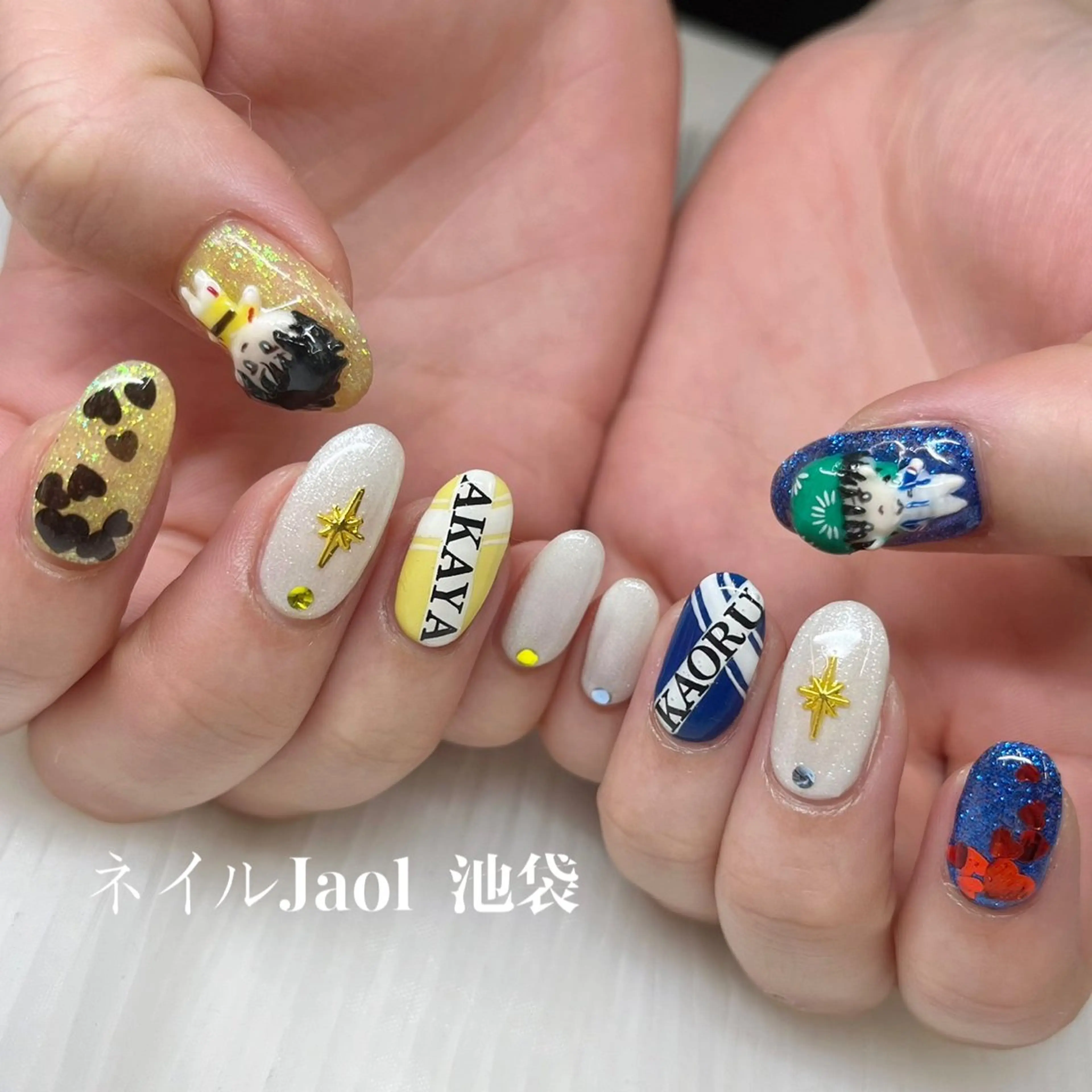 ミディアム nail jaol池袋店所属・ネイルJaol 池袋のネイルデザイン