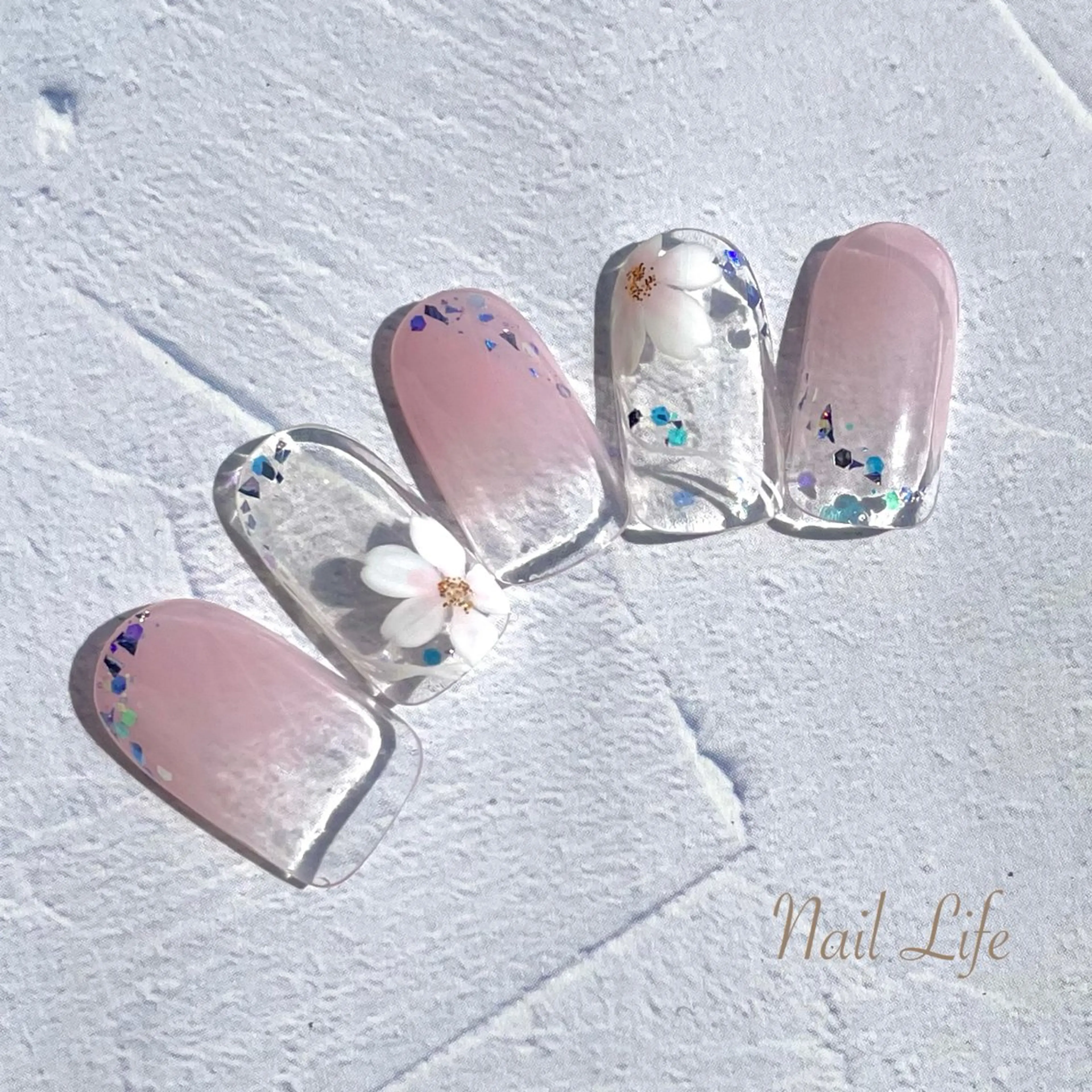 ネイル 桜ネイル 春ネイル 大嶋 めぐみのネイルデザイン