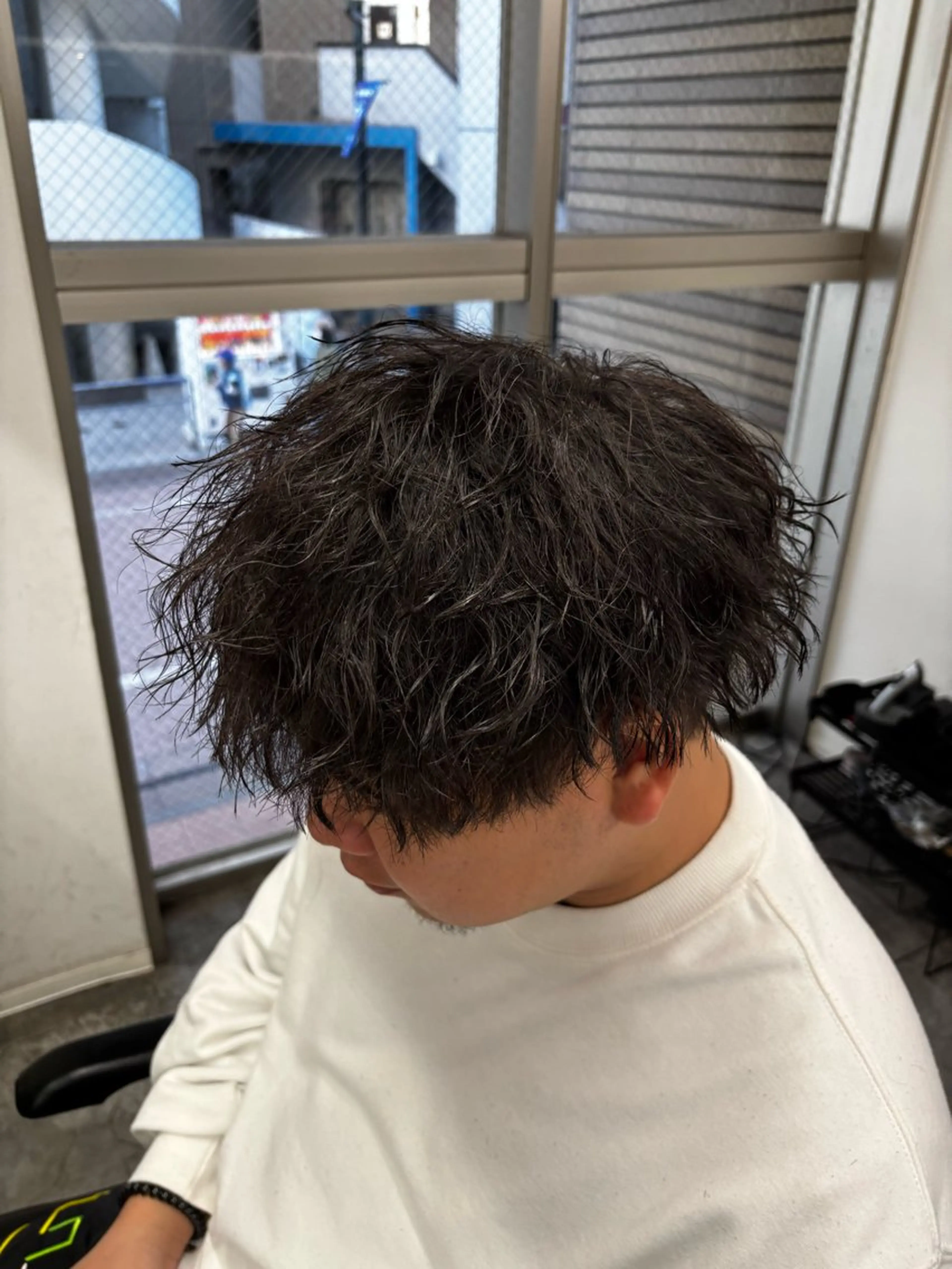 パーマ メンズ メンズ特化✨️ 韓国風パーマ🔥一八のヘアスタイル