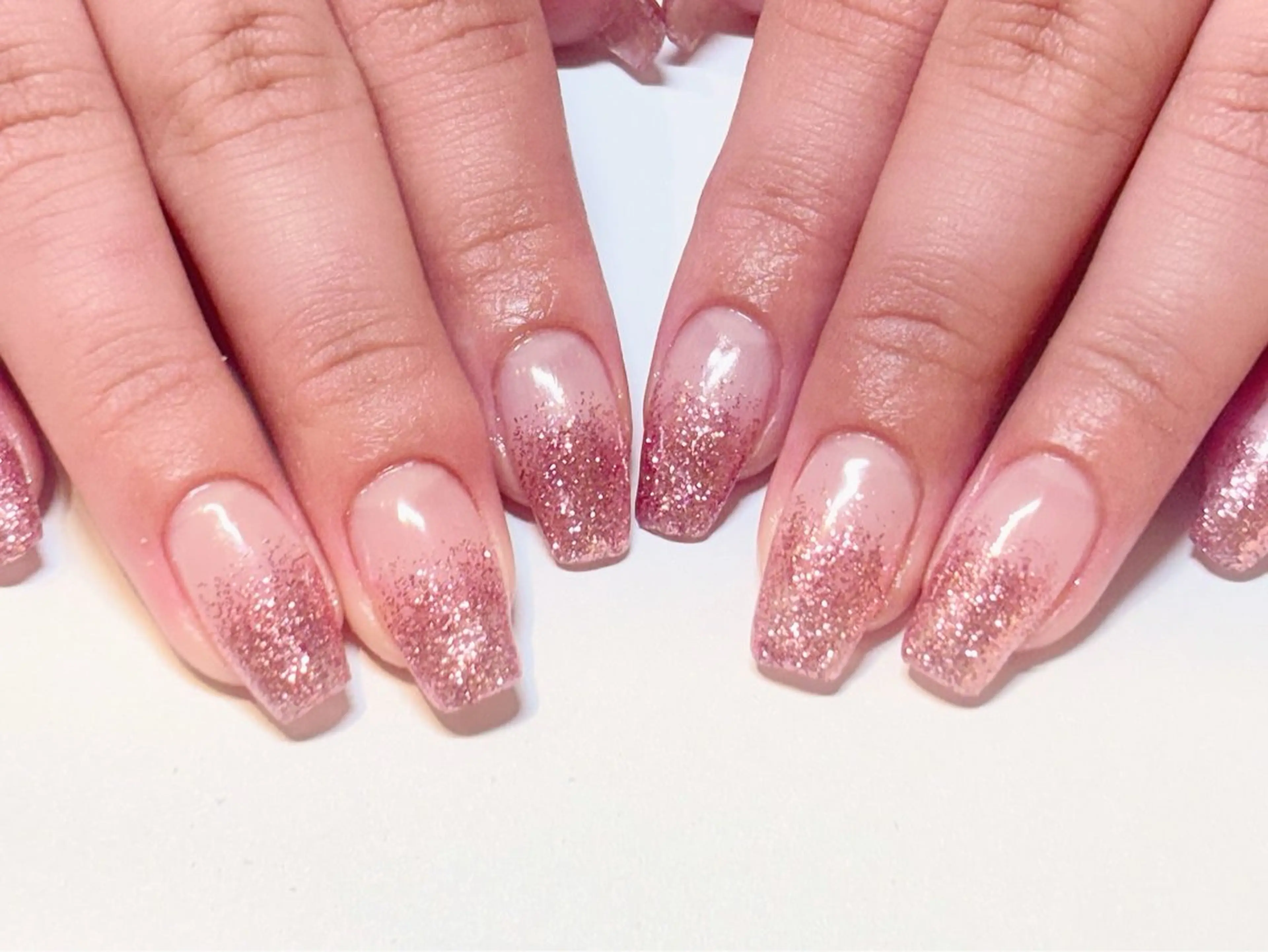 ネイル ラメ(グリッター) ラメグラデーション miyu 🐰のネイルデザイン