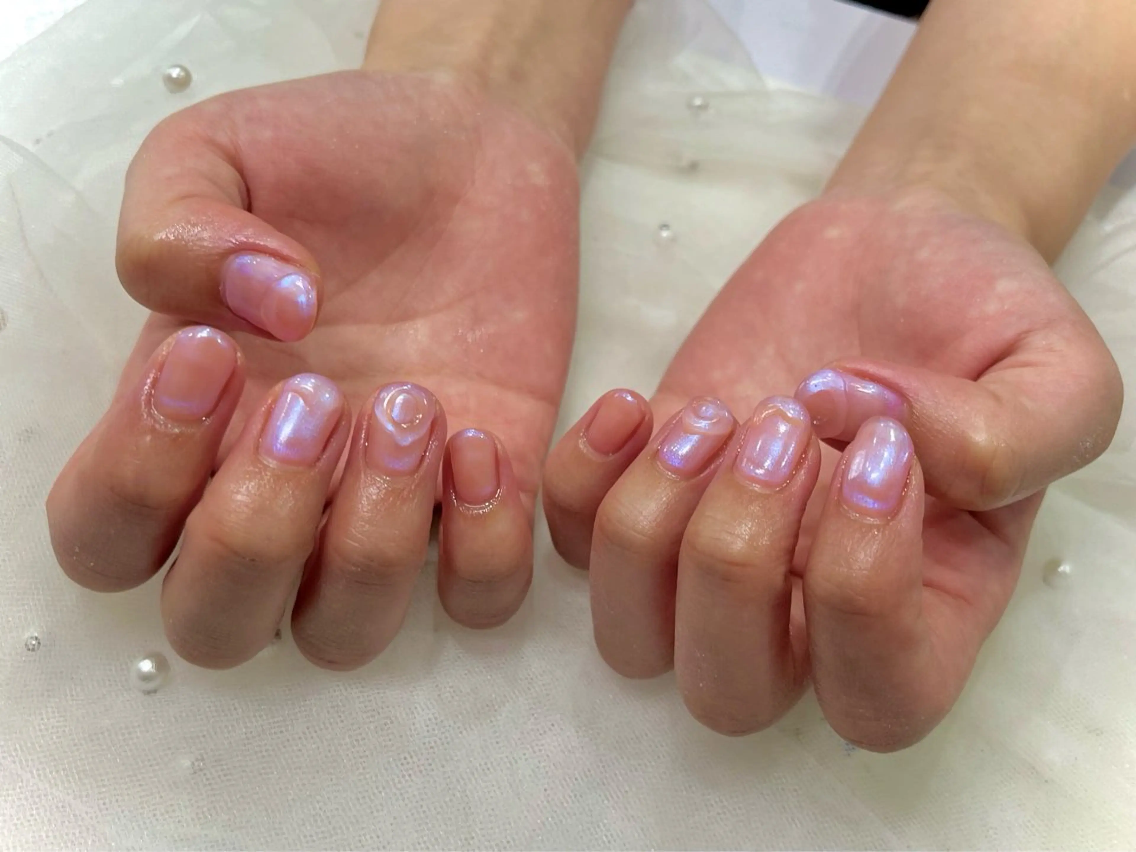 ネイル ニュアンスネイル ぷっくりネイル Nail salon Cielel⟡Ayaのネイルデザイン