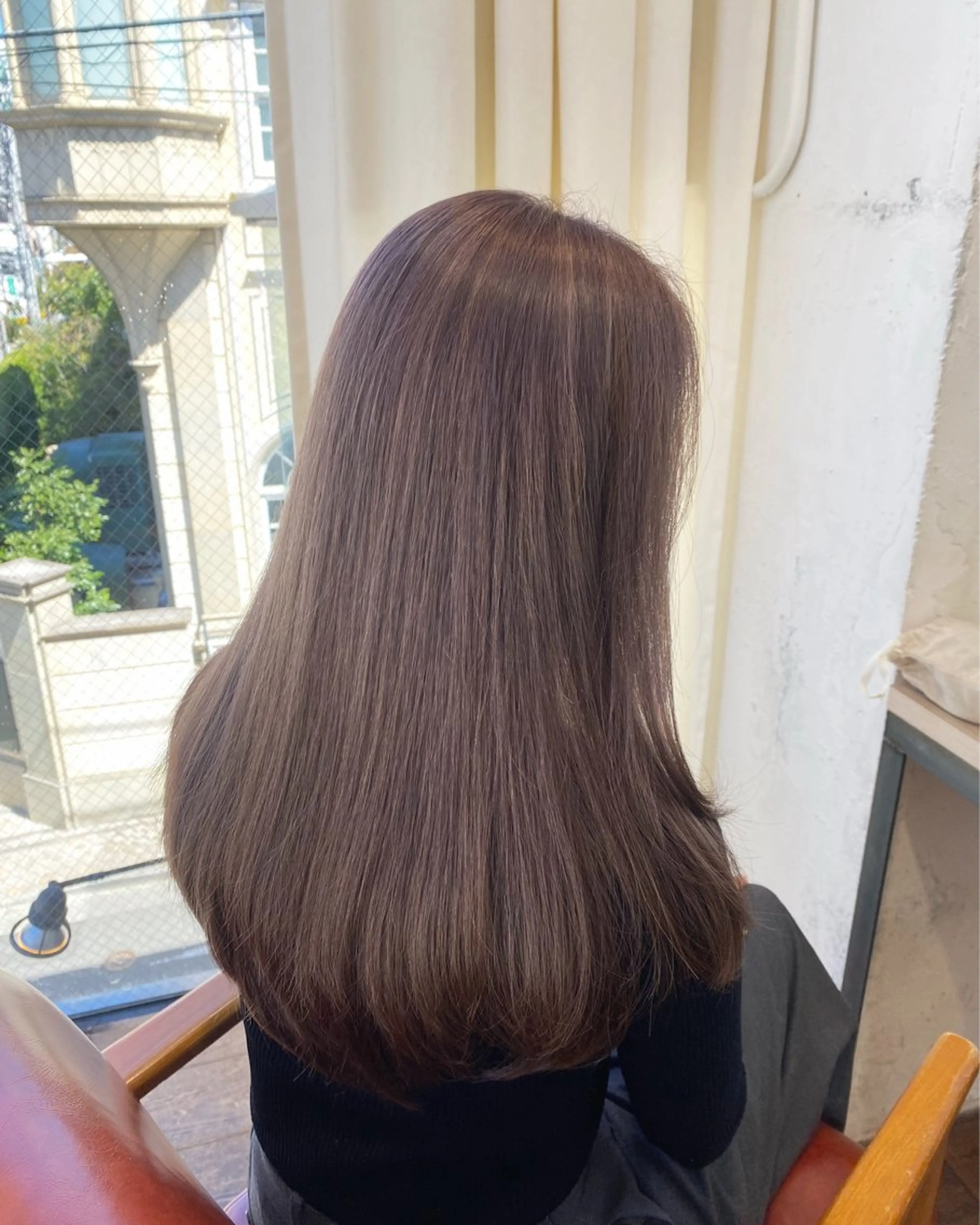 ロング カラー パーマ ヘアアレンジ メンズ キッズ 透明感カラー レイヤーカット 暖色系/透明感 治野心のヘアスタイル