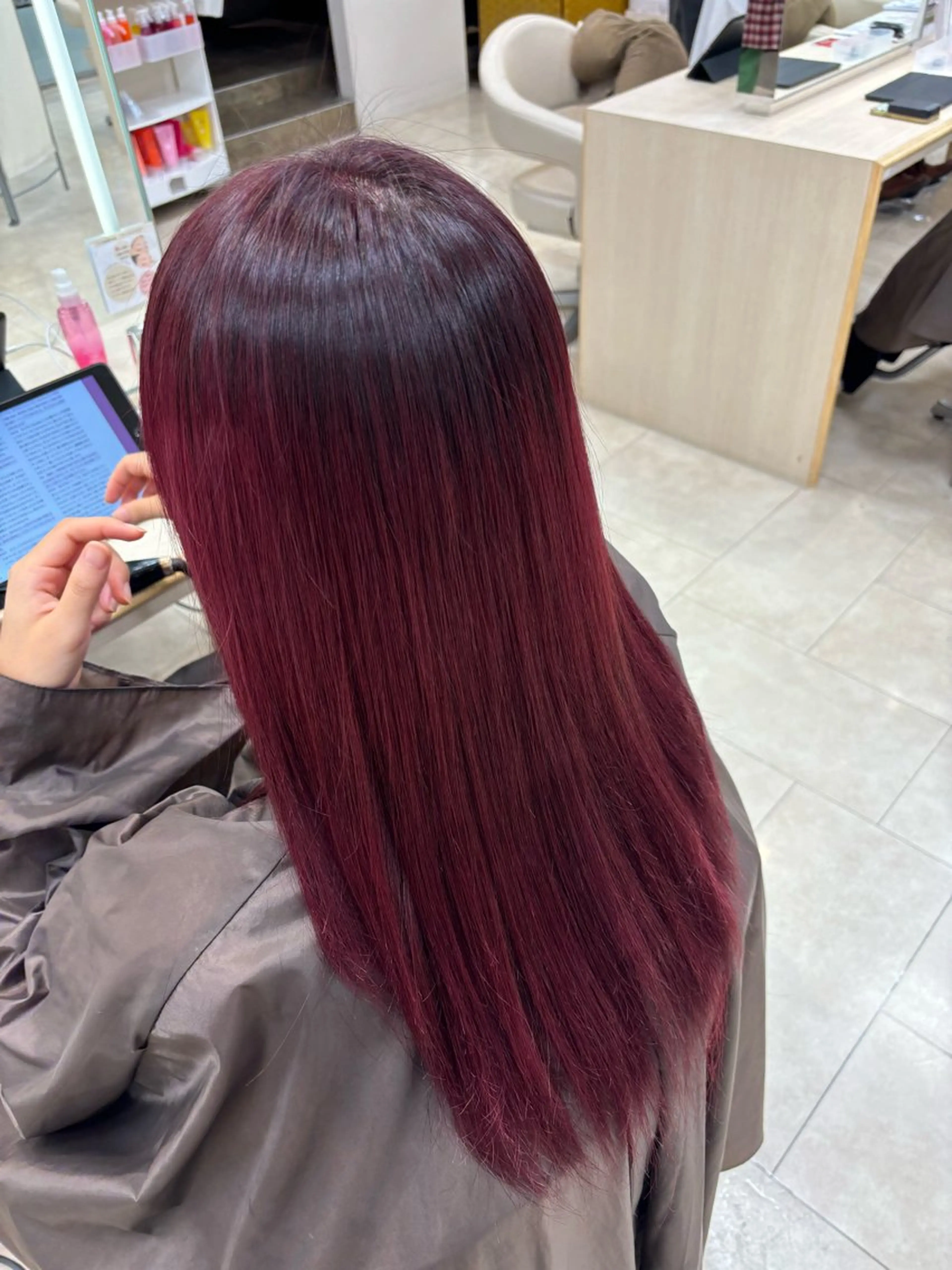 カラー 🎀暖色カラー/透明 感カラー/ひな🎀のヘアスタイル