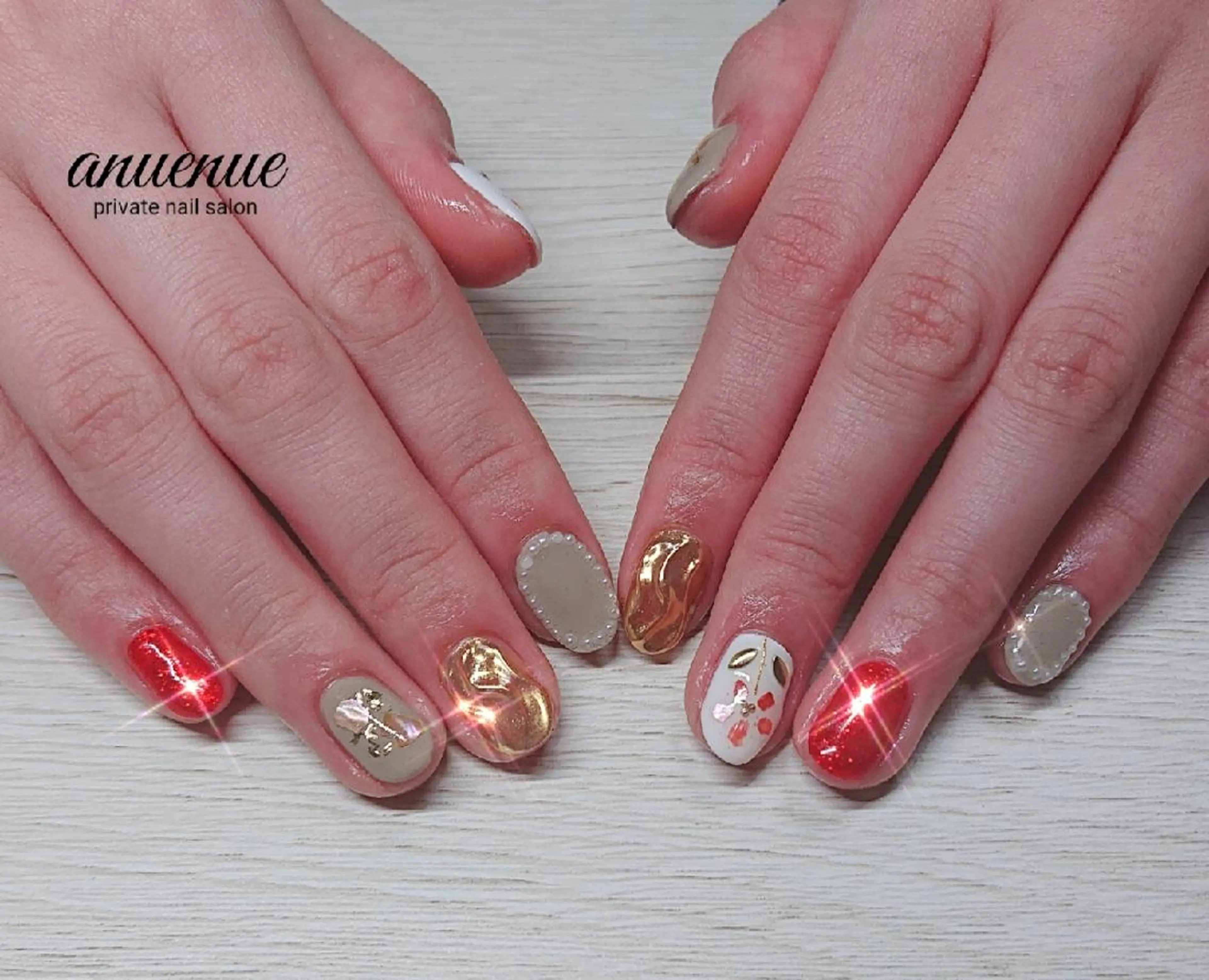 ネイル ハンドネイル ハンドケア anuenu eのネイルデザイン