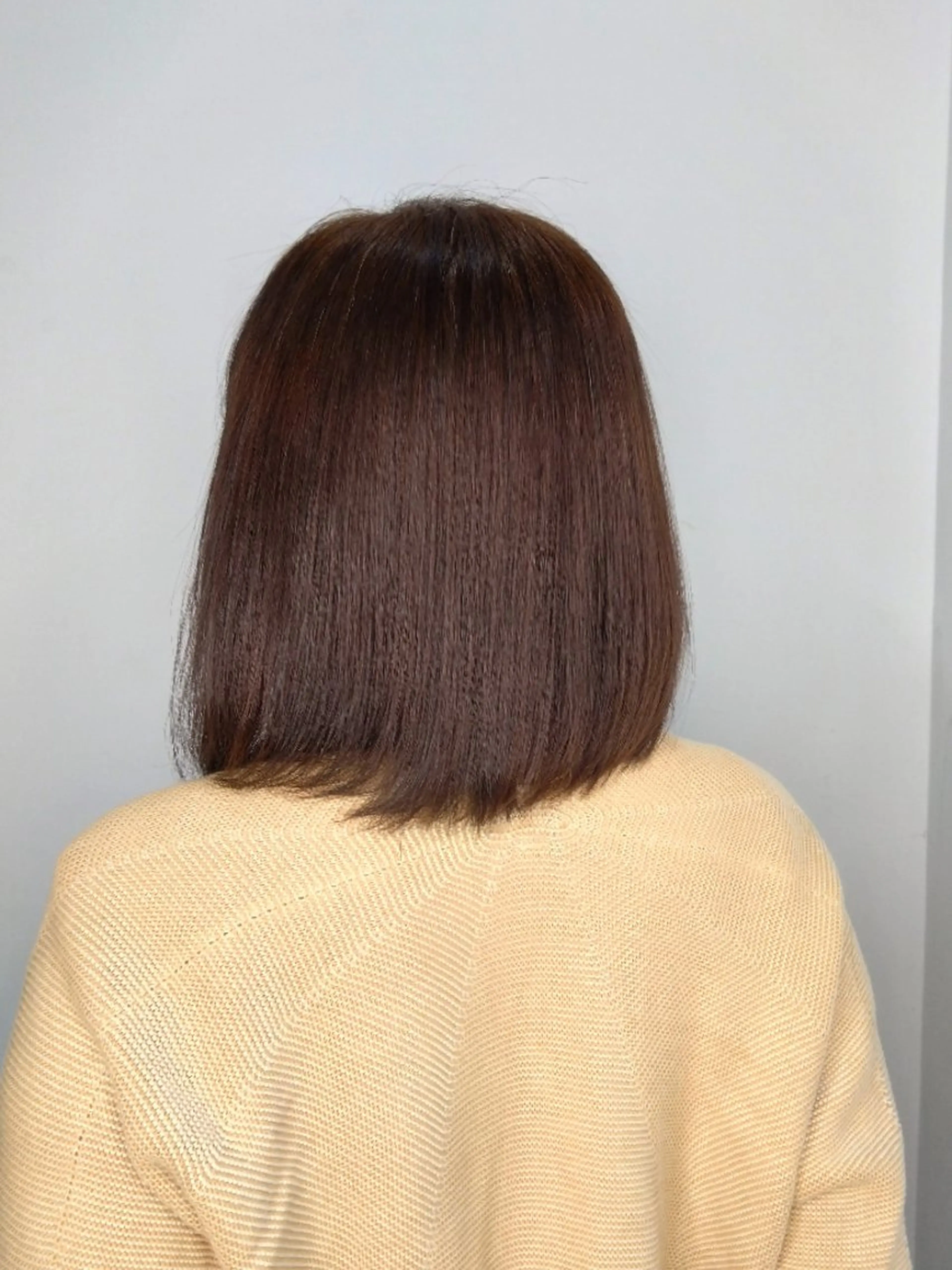 ミディアム カラー 黒髪 ブリーチ Sourire小倉店所属・Sourire小倉店 岡野のヘアスタイル