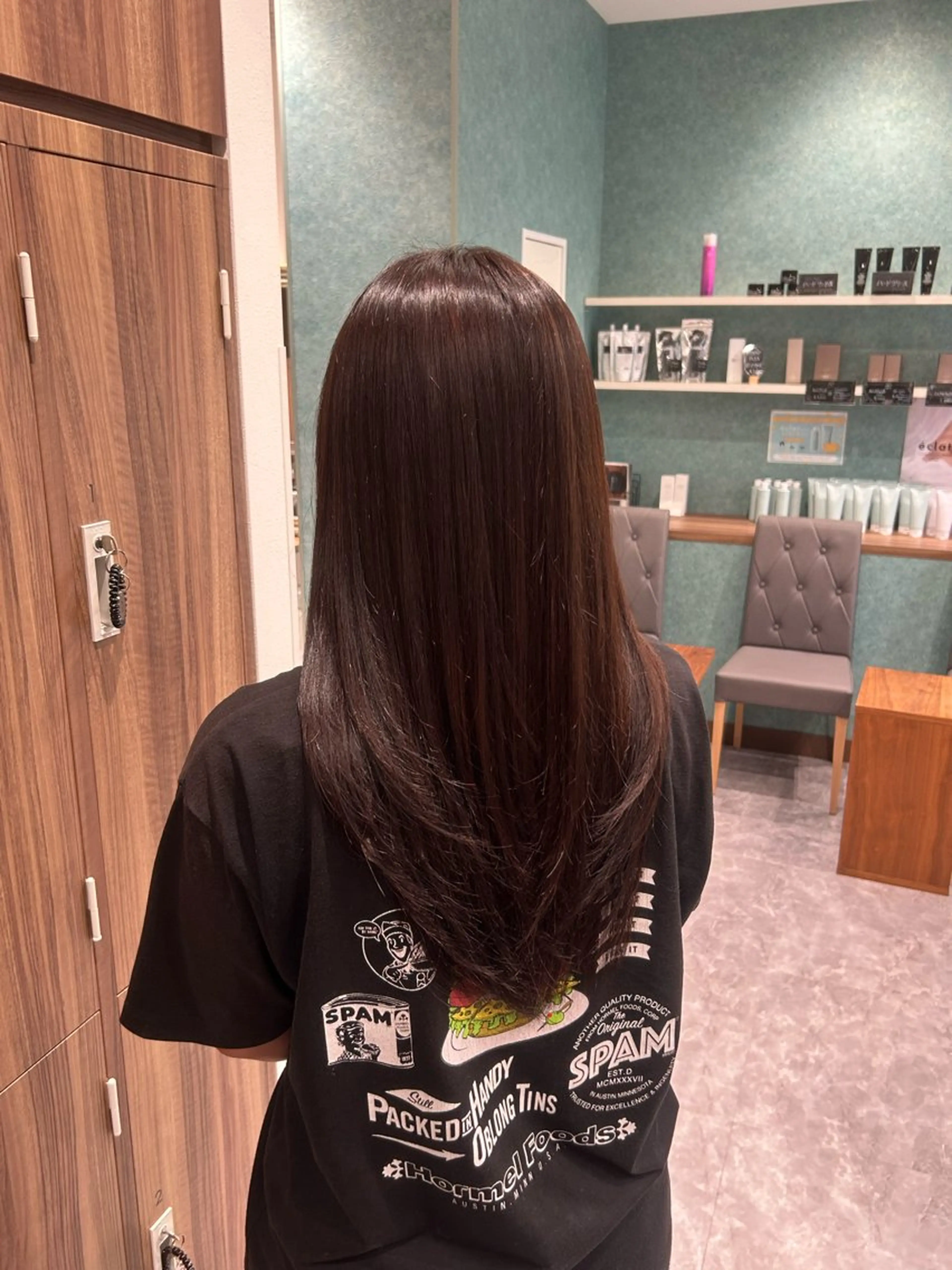 ロング カラー ash西葛西 今井瑚子のヘアスタイル