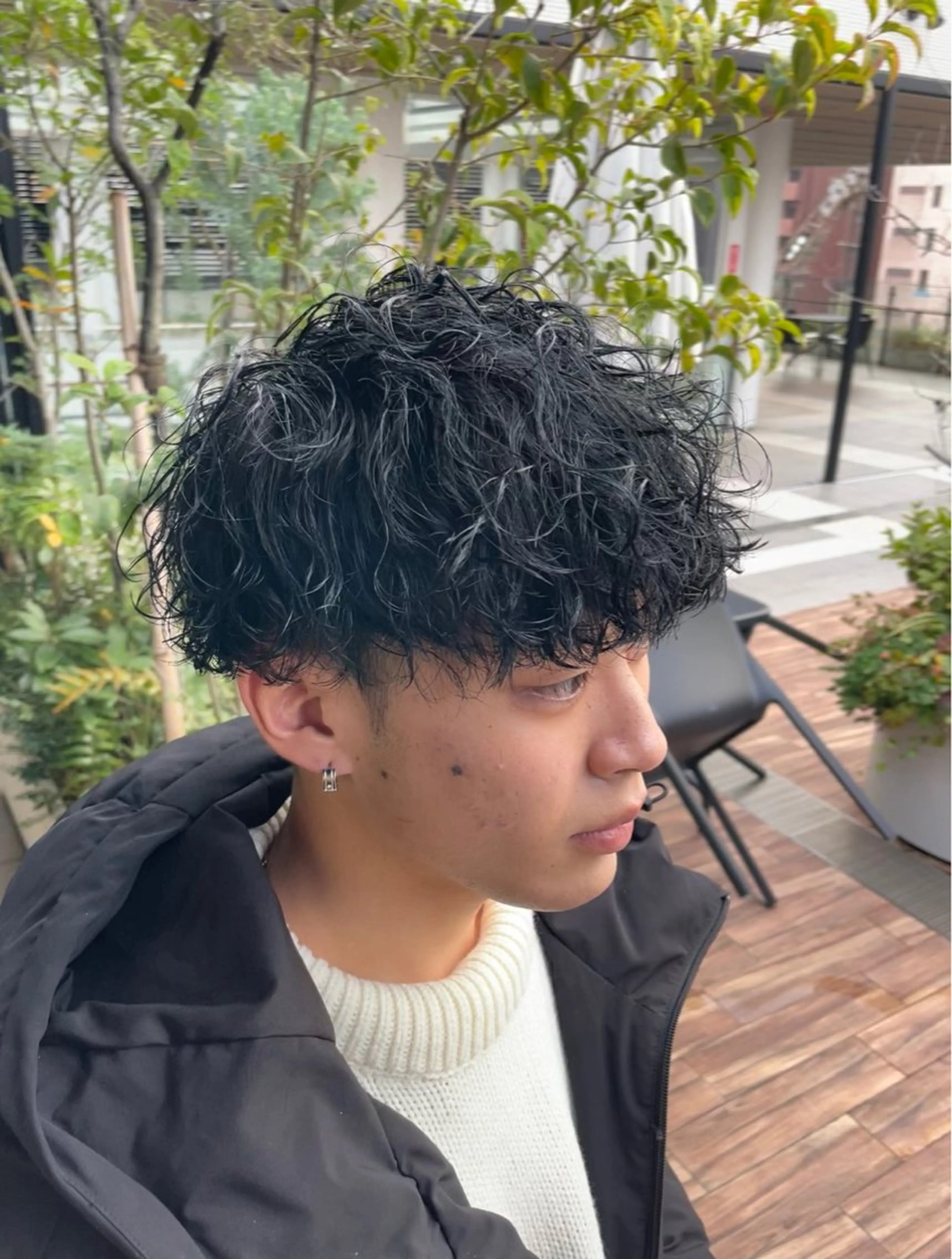 ショート パーマ ツイストスパイラルパーマ スパイラルパーマ クドウレイ fifth渋谷のヘアスタイル