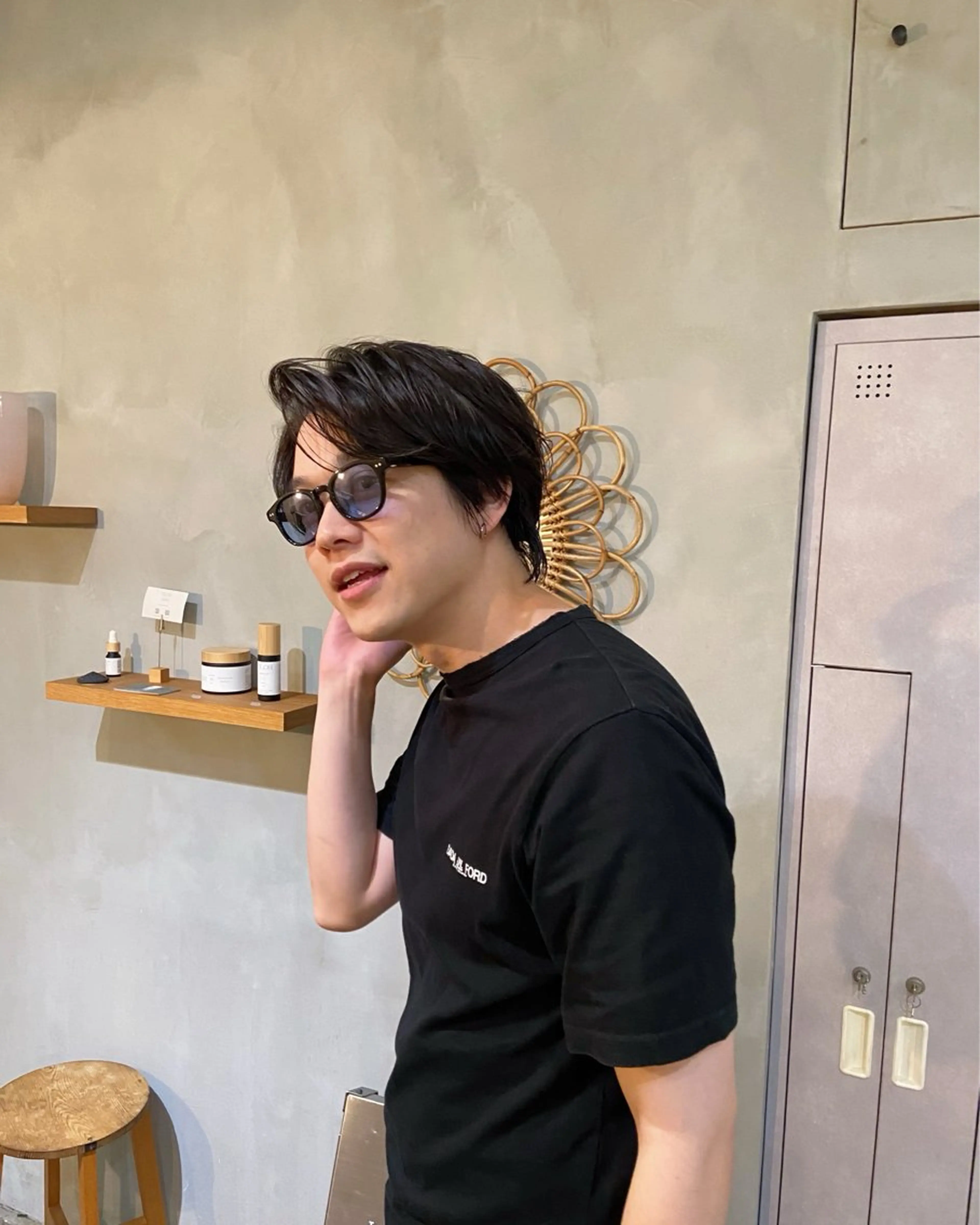 メンズ メンズパーマ カット 大人メンズショート/ ナチュラルヘア/福田のヘアスタイル