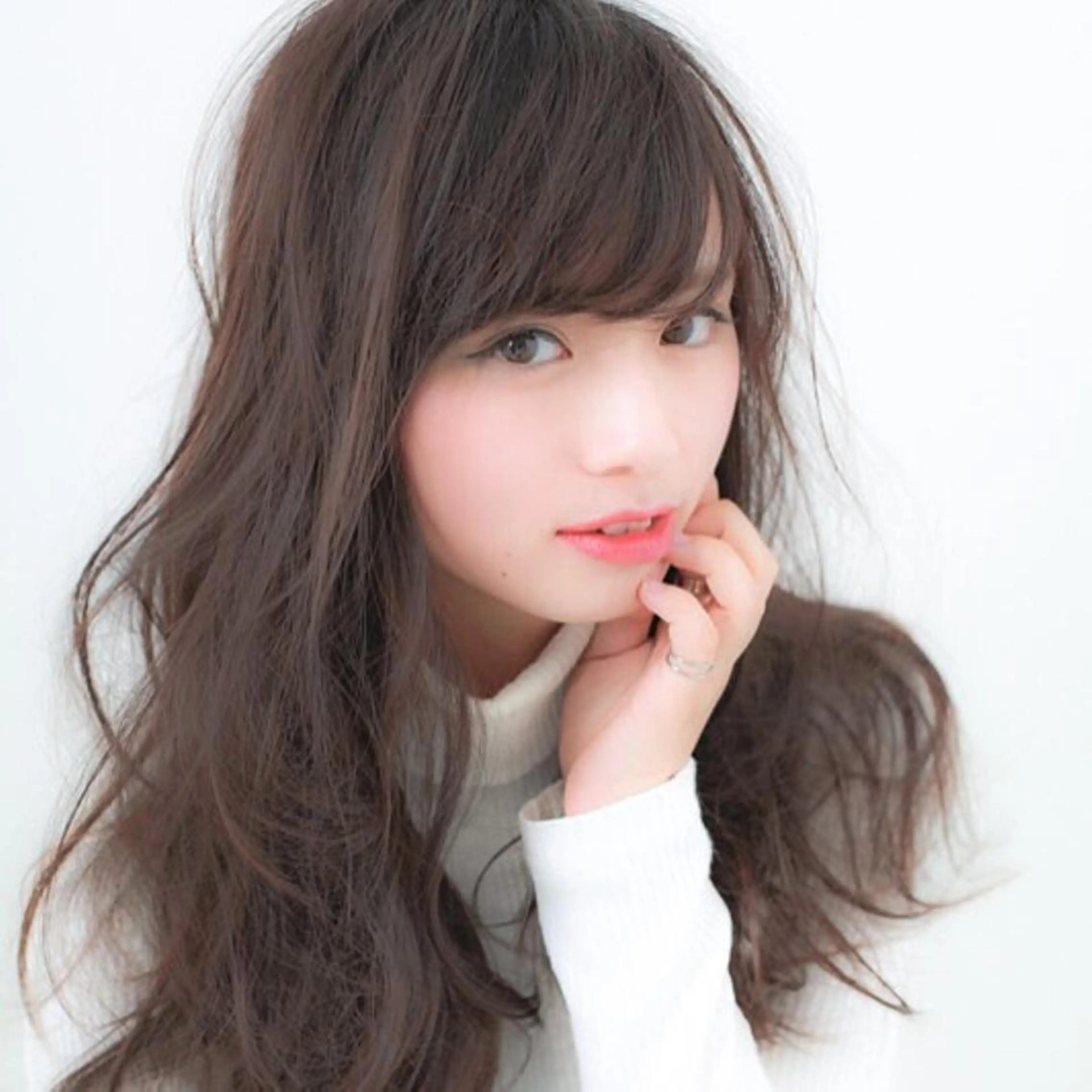 セミロング カラー パーマ ブリーチ/髪質改善 NYNY大久保のヘアスタイル