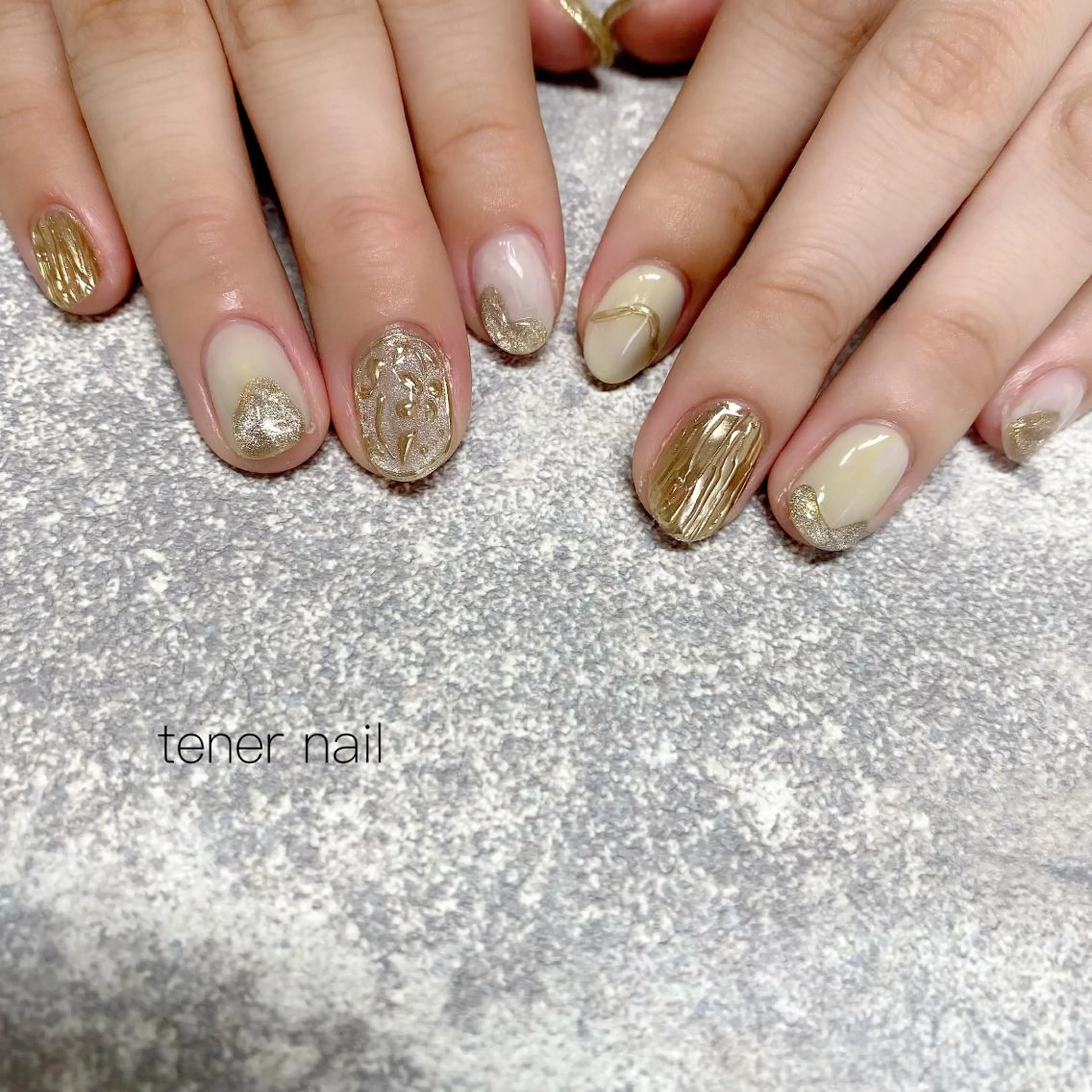 ネイル ミラーネイル ニュアンスネイル tener  nail  テネルネイル所属・テネルネイル tener nailのネイルデザイン