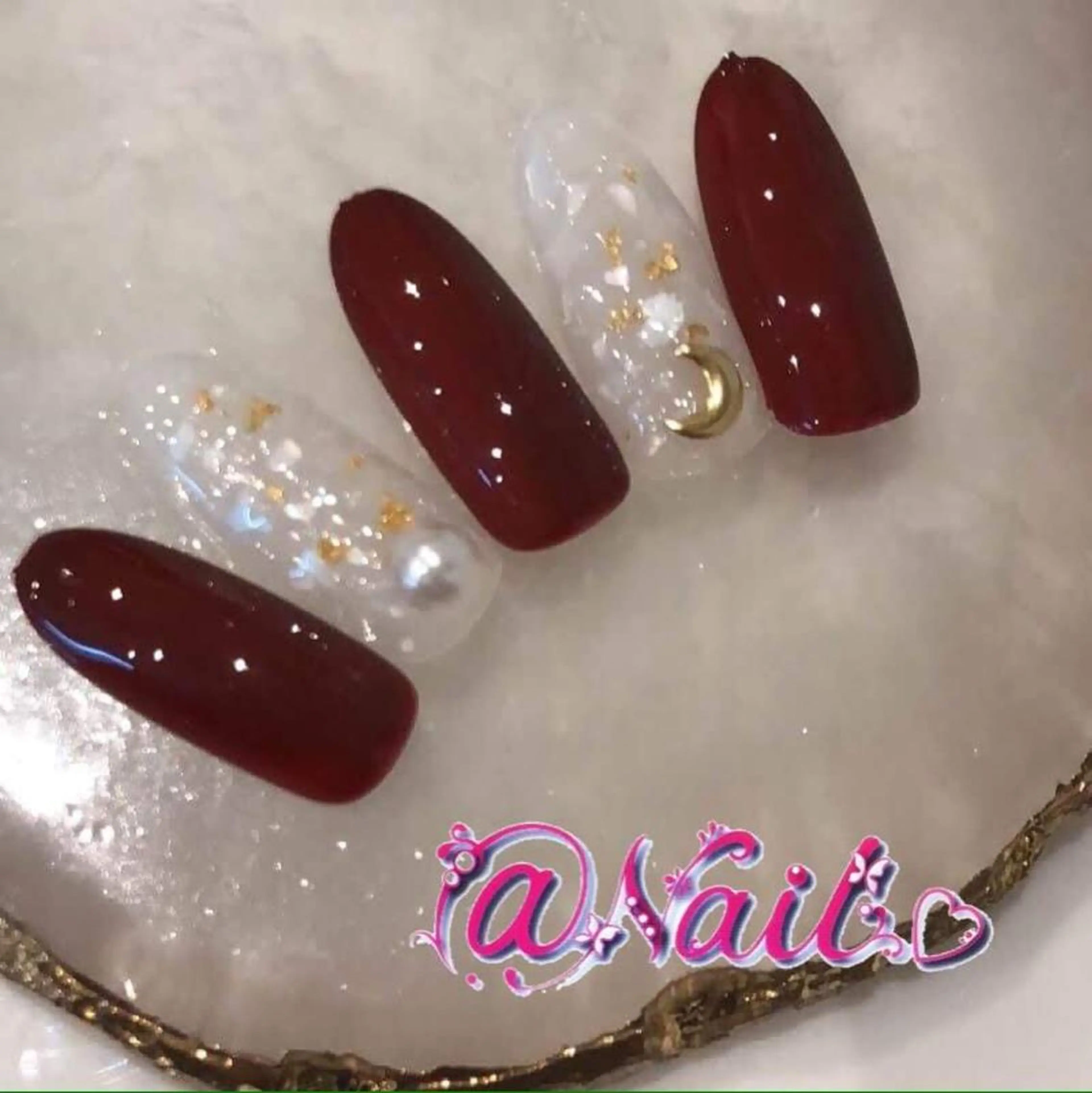 ネイル ネイルチップ 小尾 栞のネイルデザイン