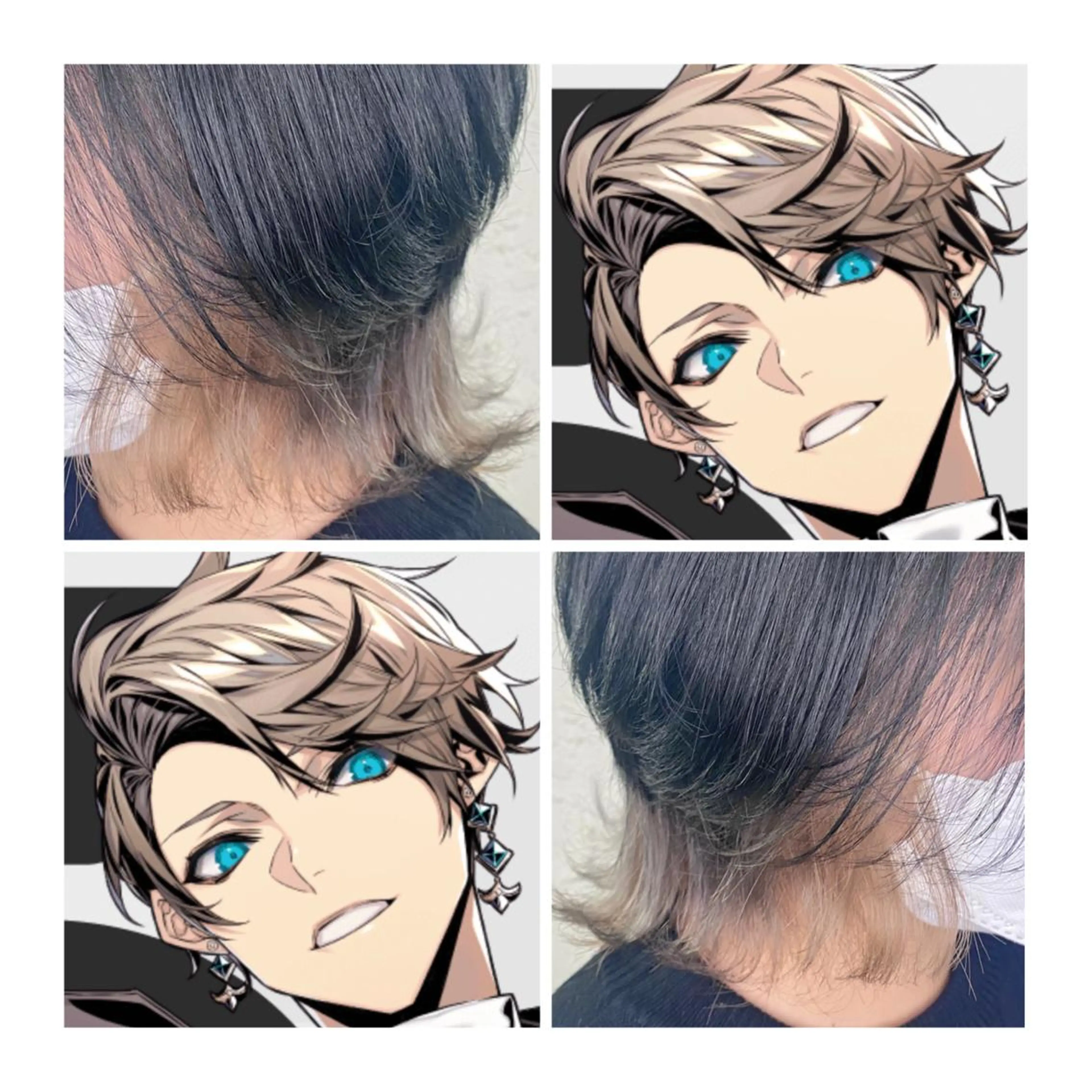 ショート カラー ベージュカラー GARU-ガル-所属・TSUNO🦖 派手髪/オタク美容師のヘアスタイル