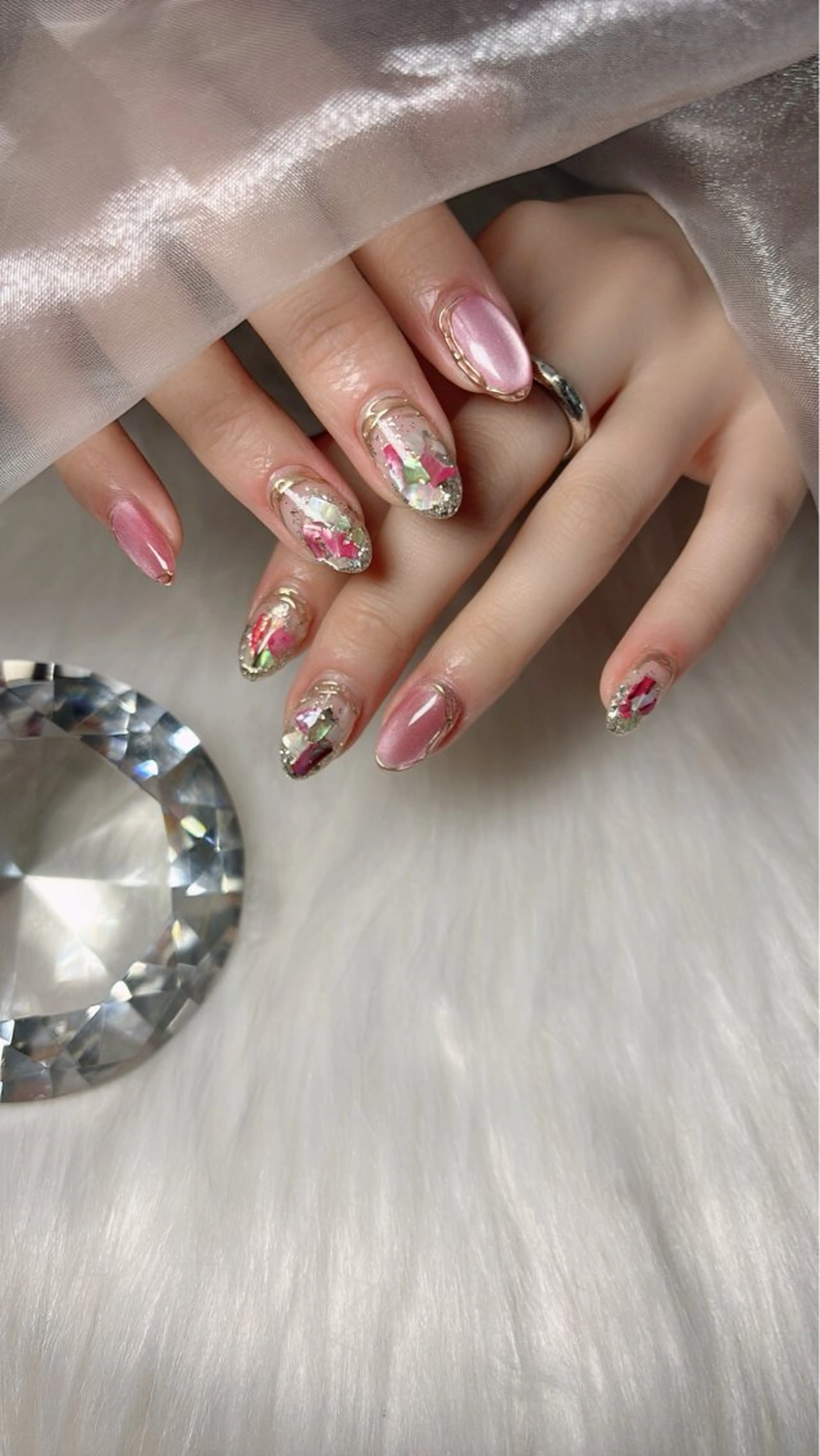 ネイル マグネットネイル ハンドネイル salon de belnetta所属・kayo 💅のネイルデザイン