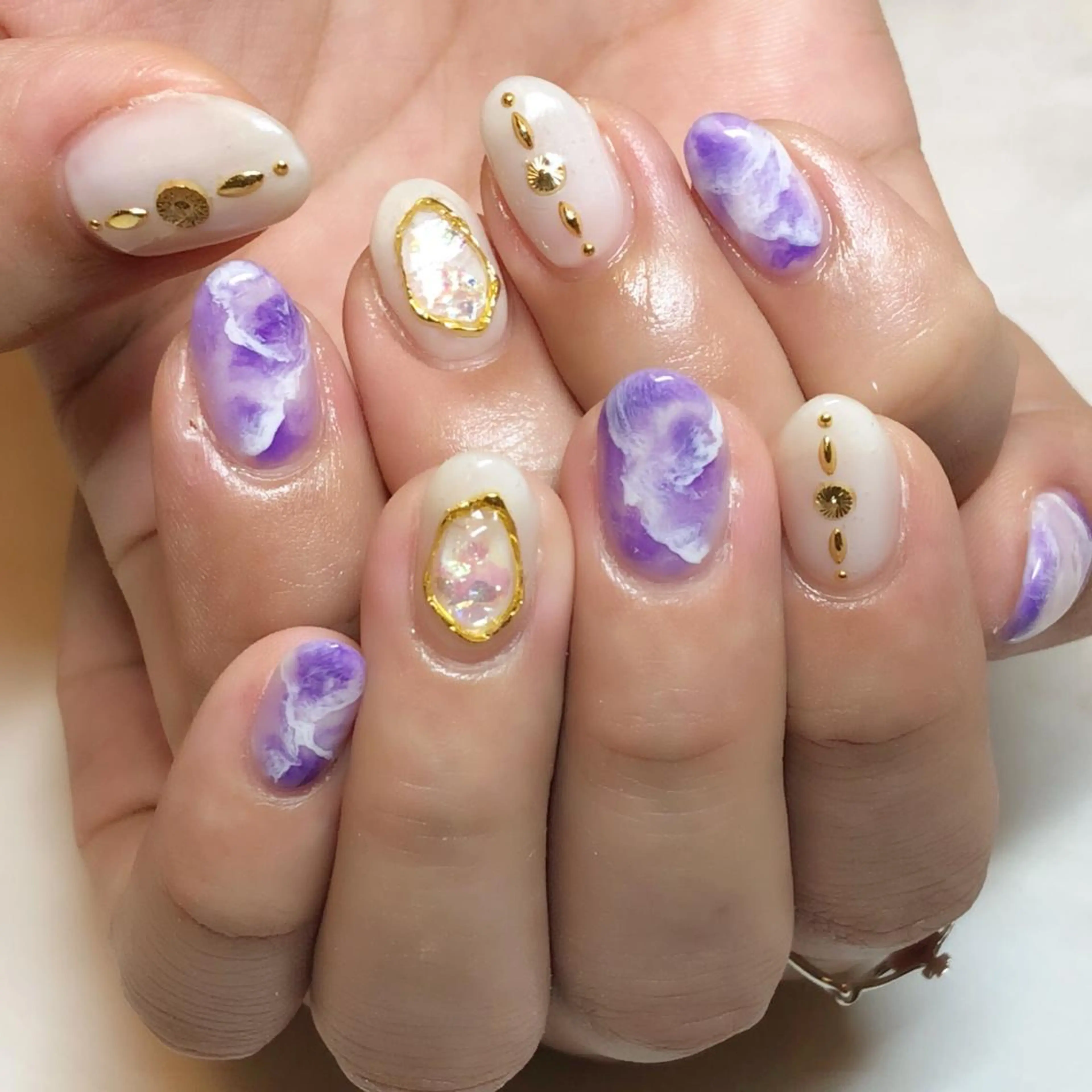 ネイル アートネイル ジェルネイル ニュアンスネイル ぷっくりネイル KIREIE NAILSのネイルデザイン