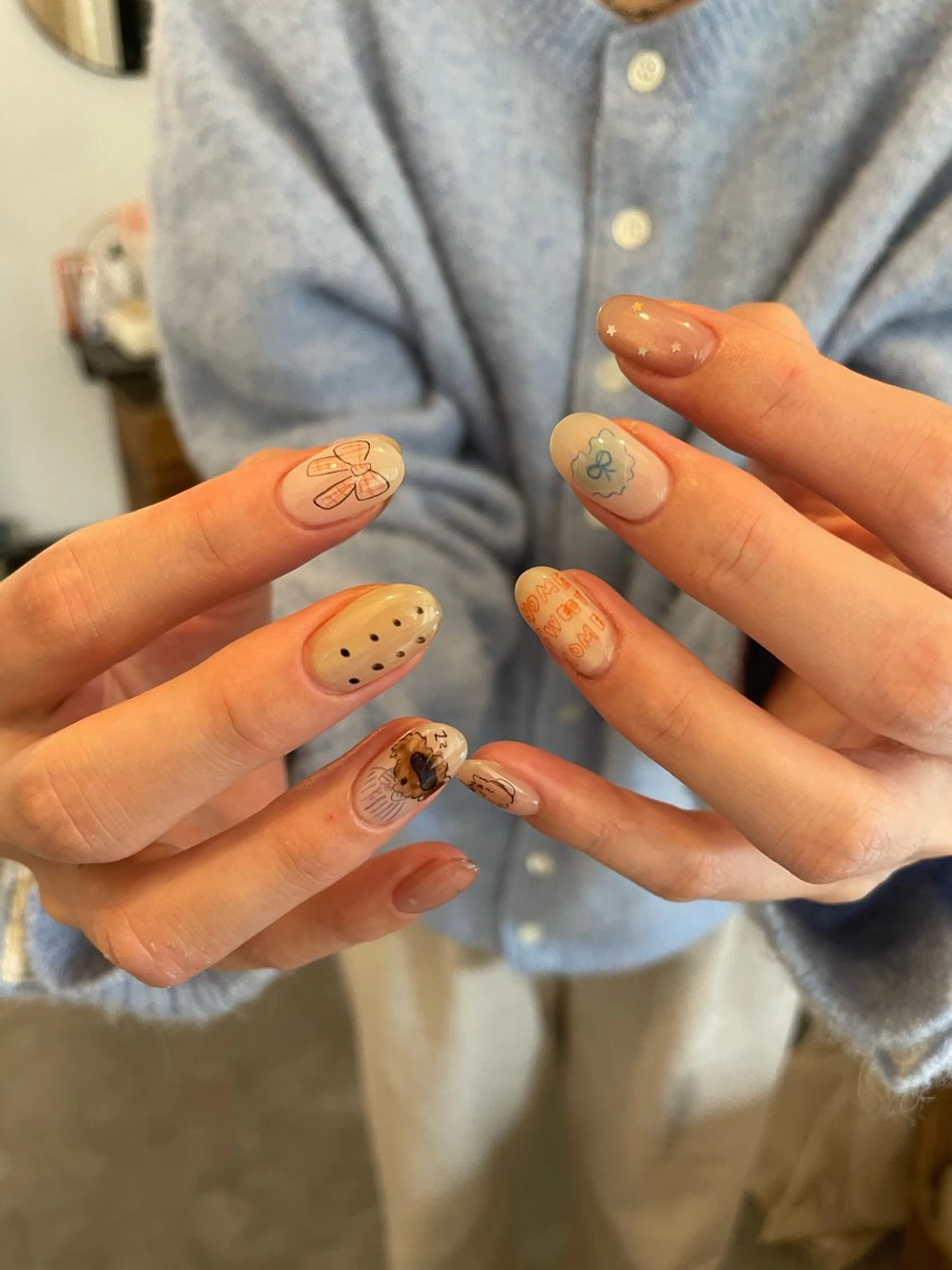 ネイル ハンドネイル roof nailのネイルデザイン