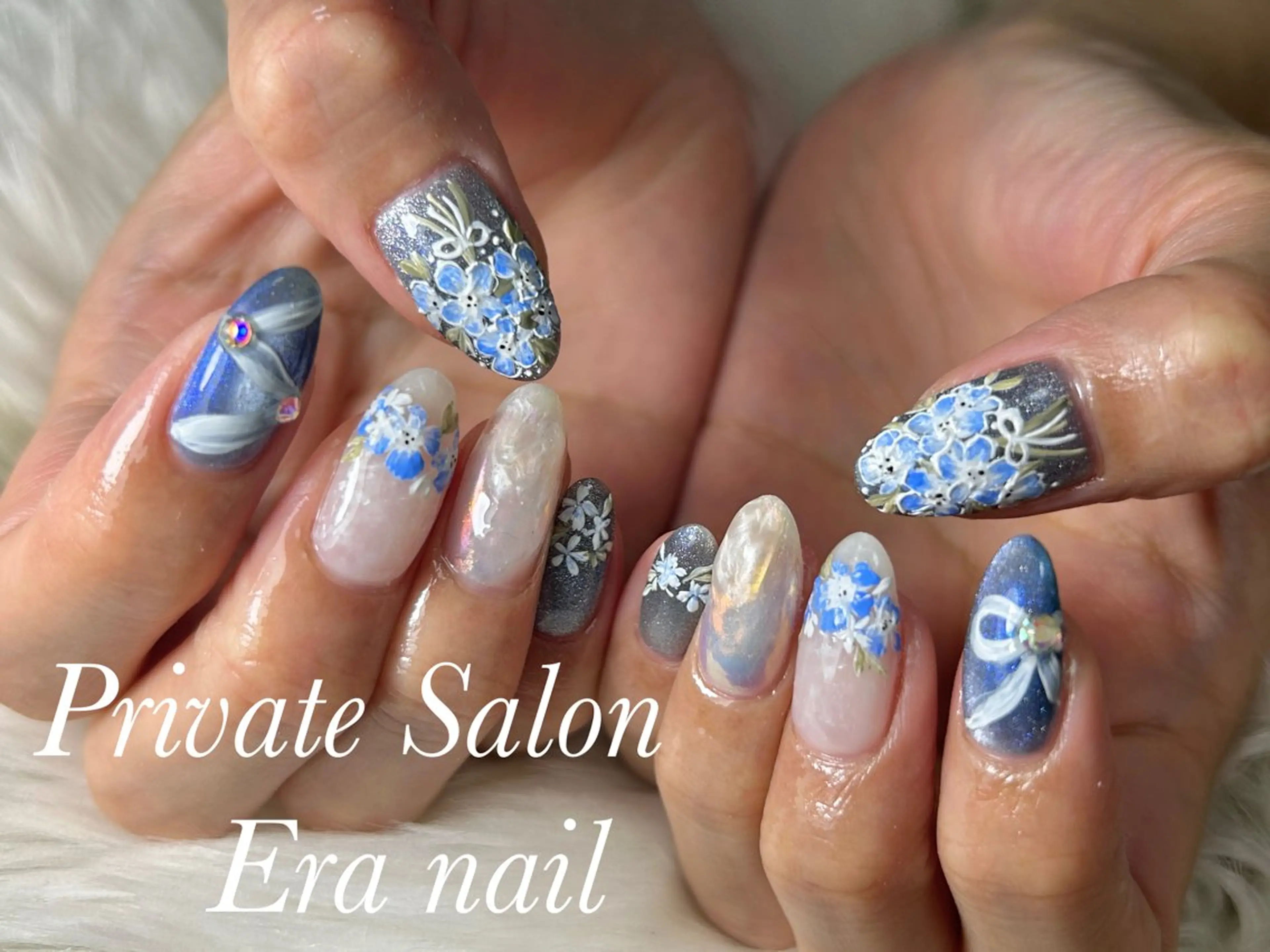 ネイル 持ち込み ハンドネイル Era nailのネイルデザイン