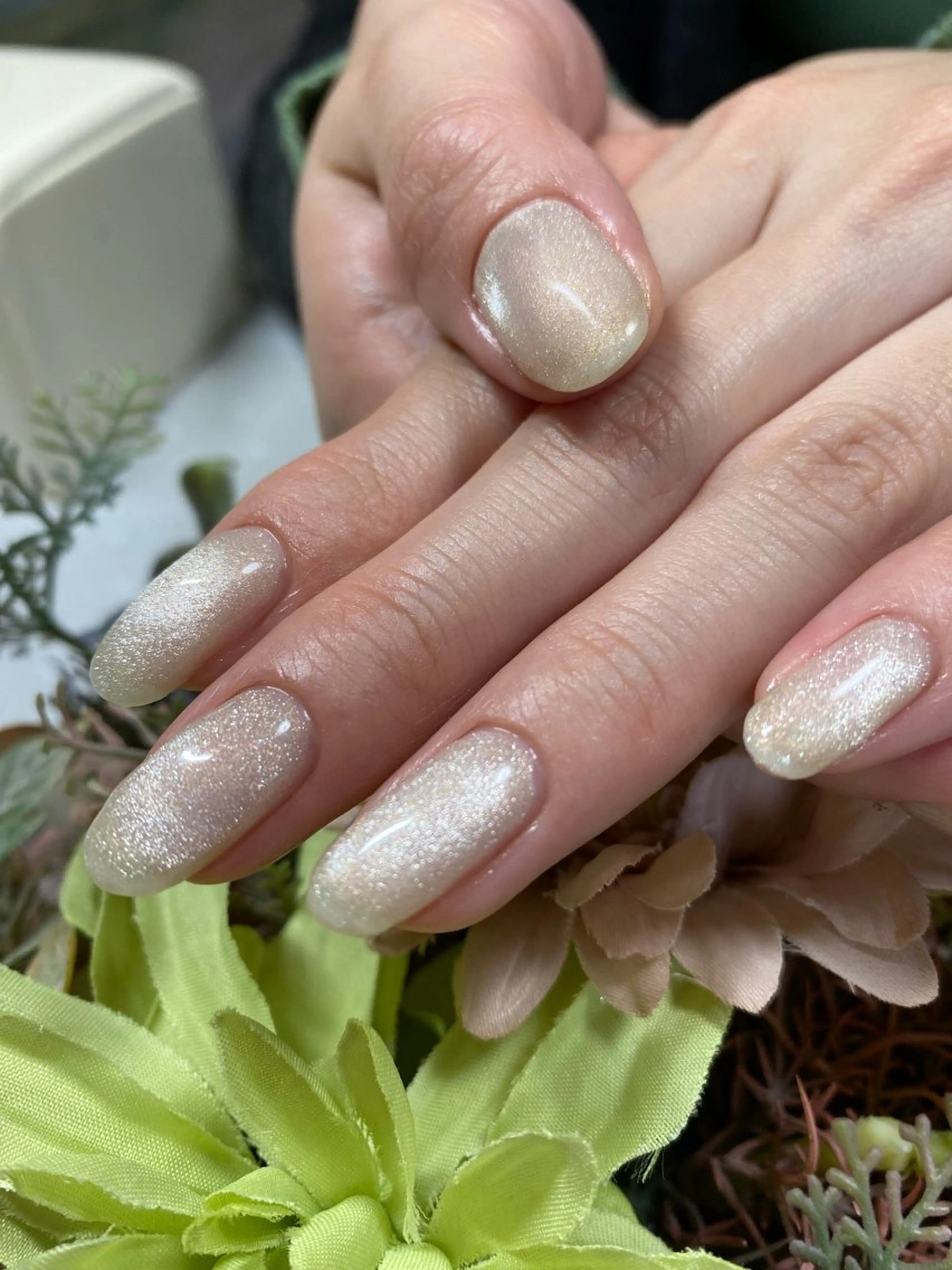 ネイル ジェルネイル マグネットネイル Glanz  Nail aのネイルデザイン