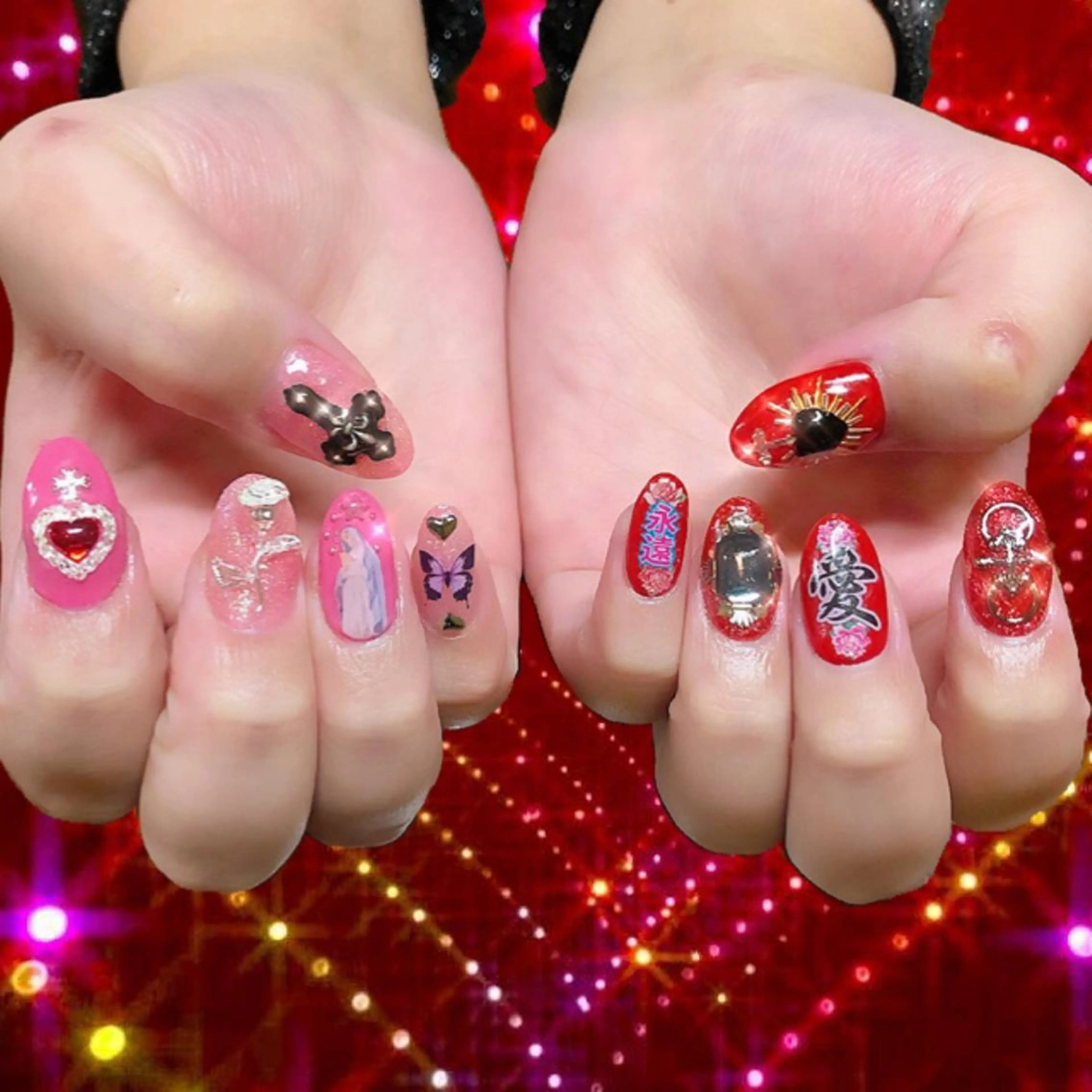 ネイル 持ち込み ハンドネイル フットネイル mi chiのネイルデザイン