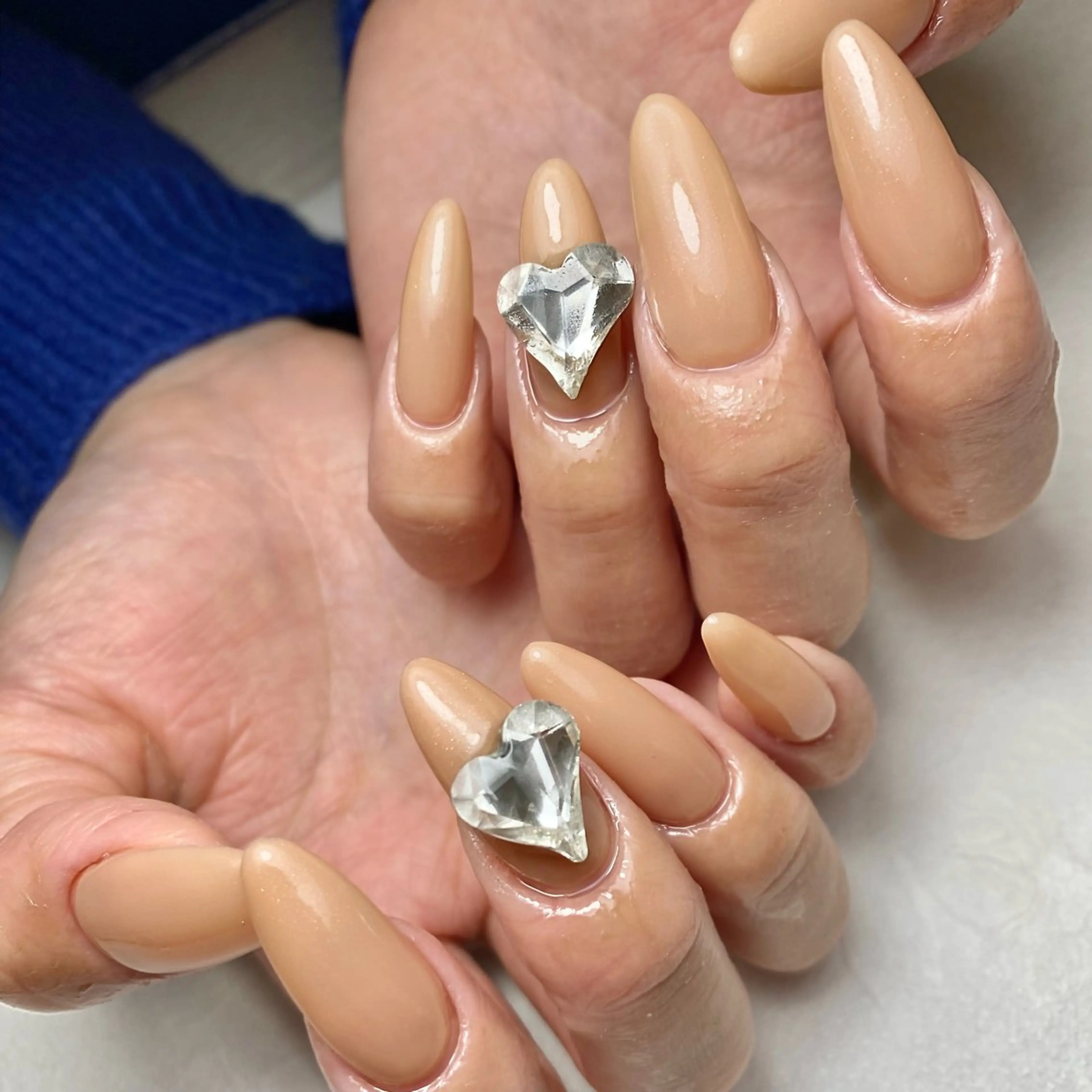 ネイル ハート ハンドネイル Bella  Nails所属・Bella Nailsのネイルデザイン