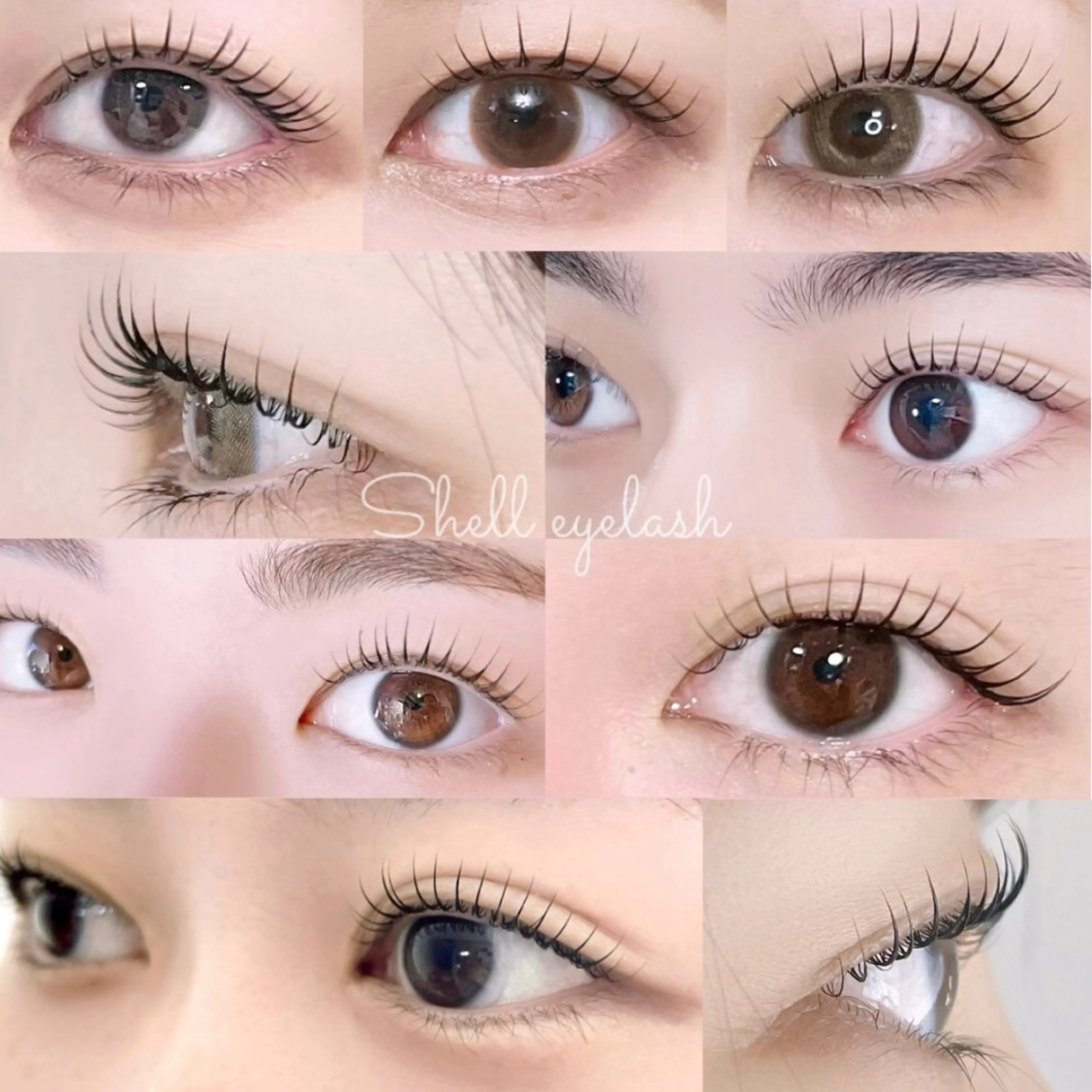 マツエク・マツパ 一重×まつ毛パーマ マツパ Shell  eyelash所属・Shell 自由が丘のマツエク・マツパデザイン