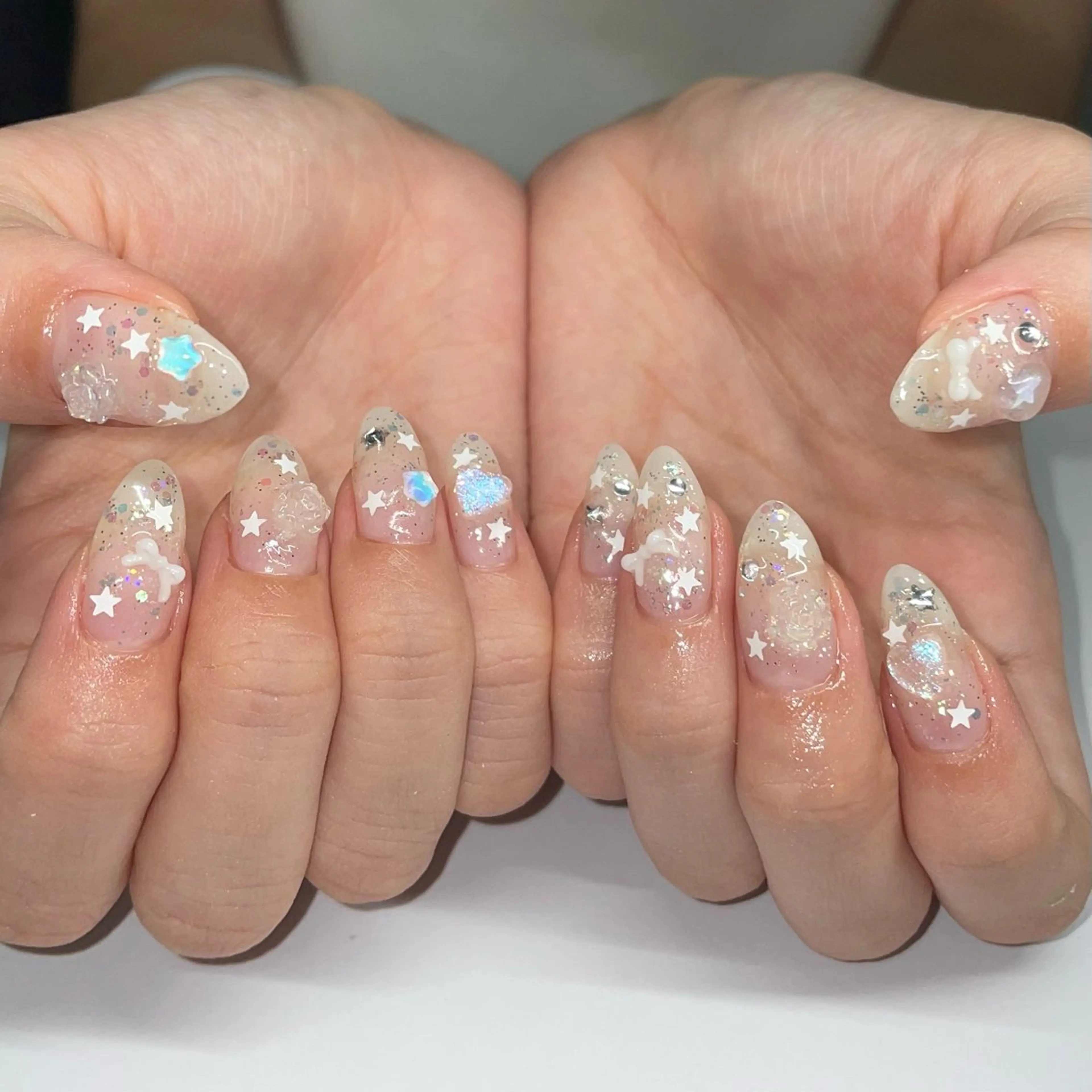 ネイル ハンドネイル GO TODAY 吉祥寺Glint所属・うの 韓国ﾈｲﾙ໒꒱⋆⭒˚のネイルデザイン