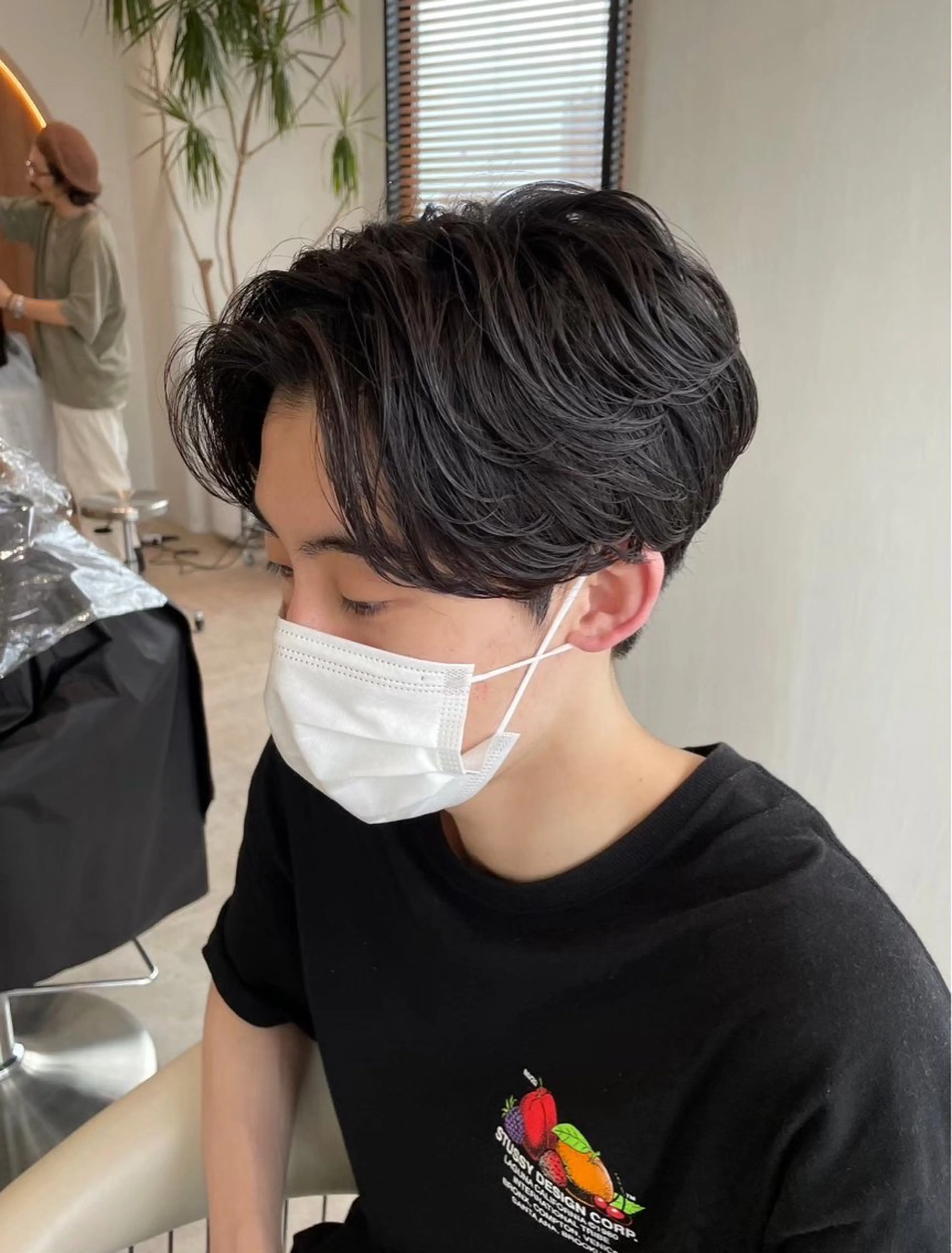 パーマ メンズ メンズパーマ ニュアンスパーマ カット パーマ ヘッドスパ HAVANA所属・レイヤーカット 透明感カラーりきやのヘアスタイル