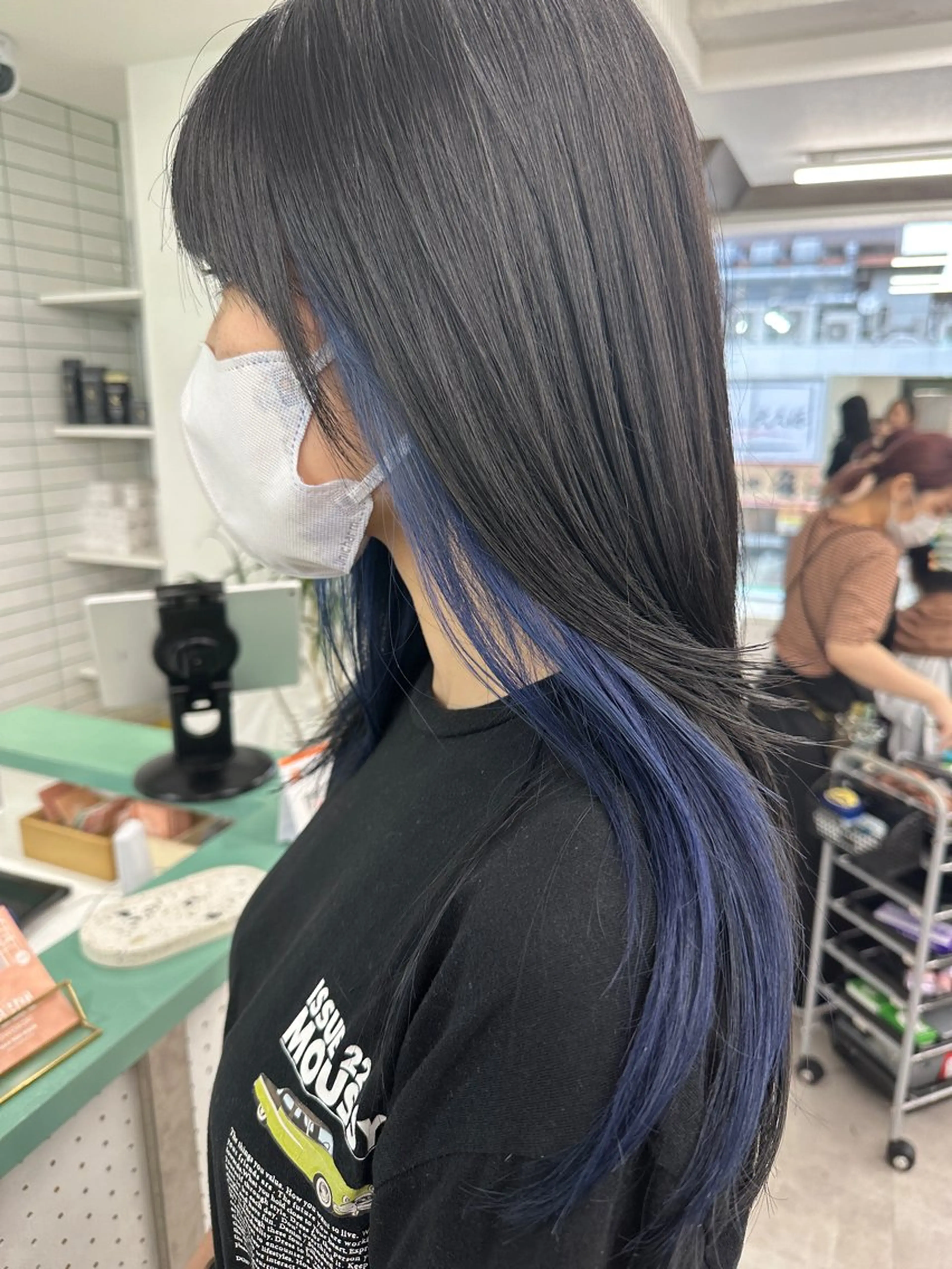 ロング ハイレイヤー レイヤーカット カット ヘアカラー トリートメント 💚透明感カラー💚 ♻️本間♻️のヘアスタイル