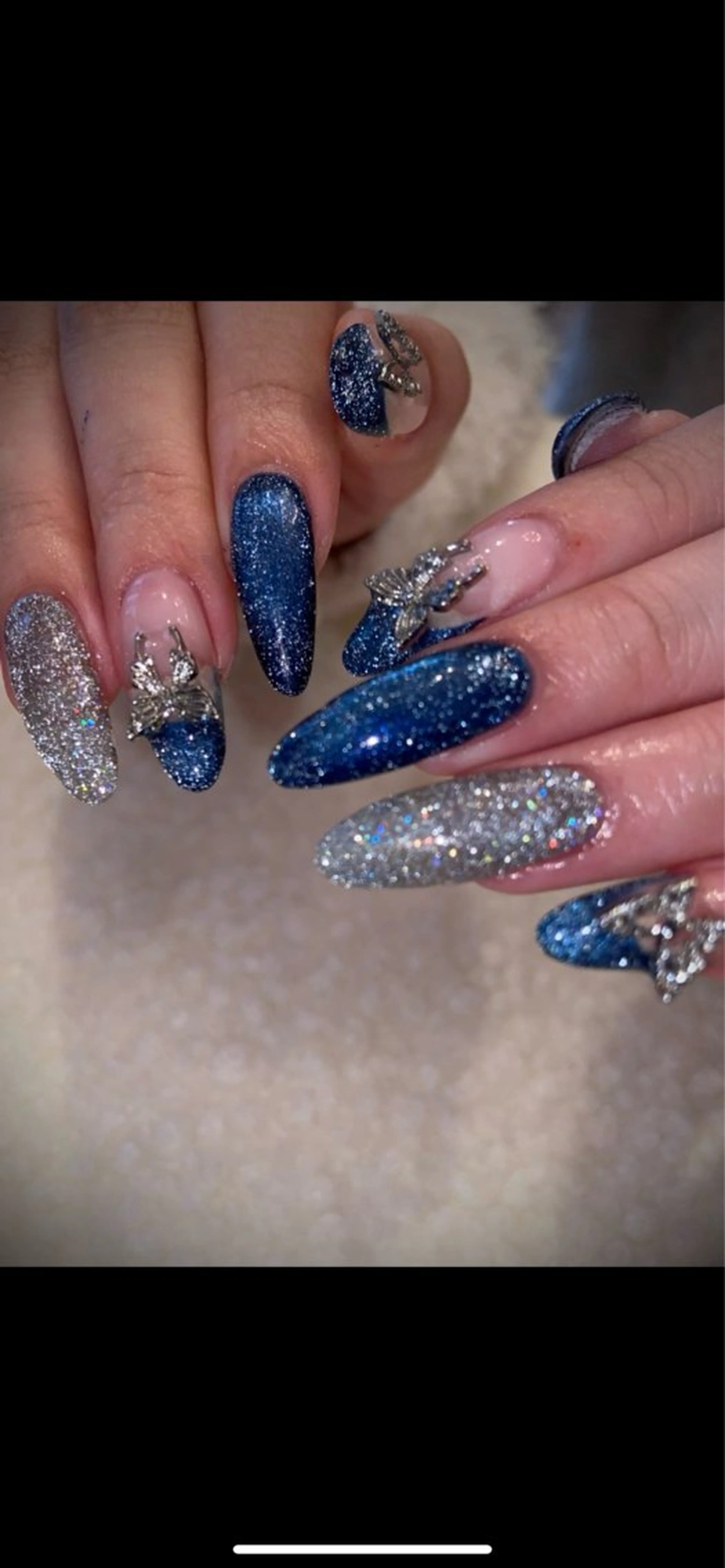 ネイル 💎ラピスラズリ💎 rionaのネイルデザイン