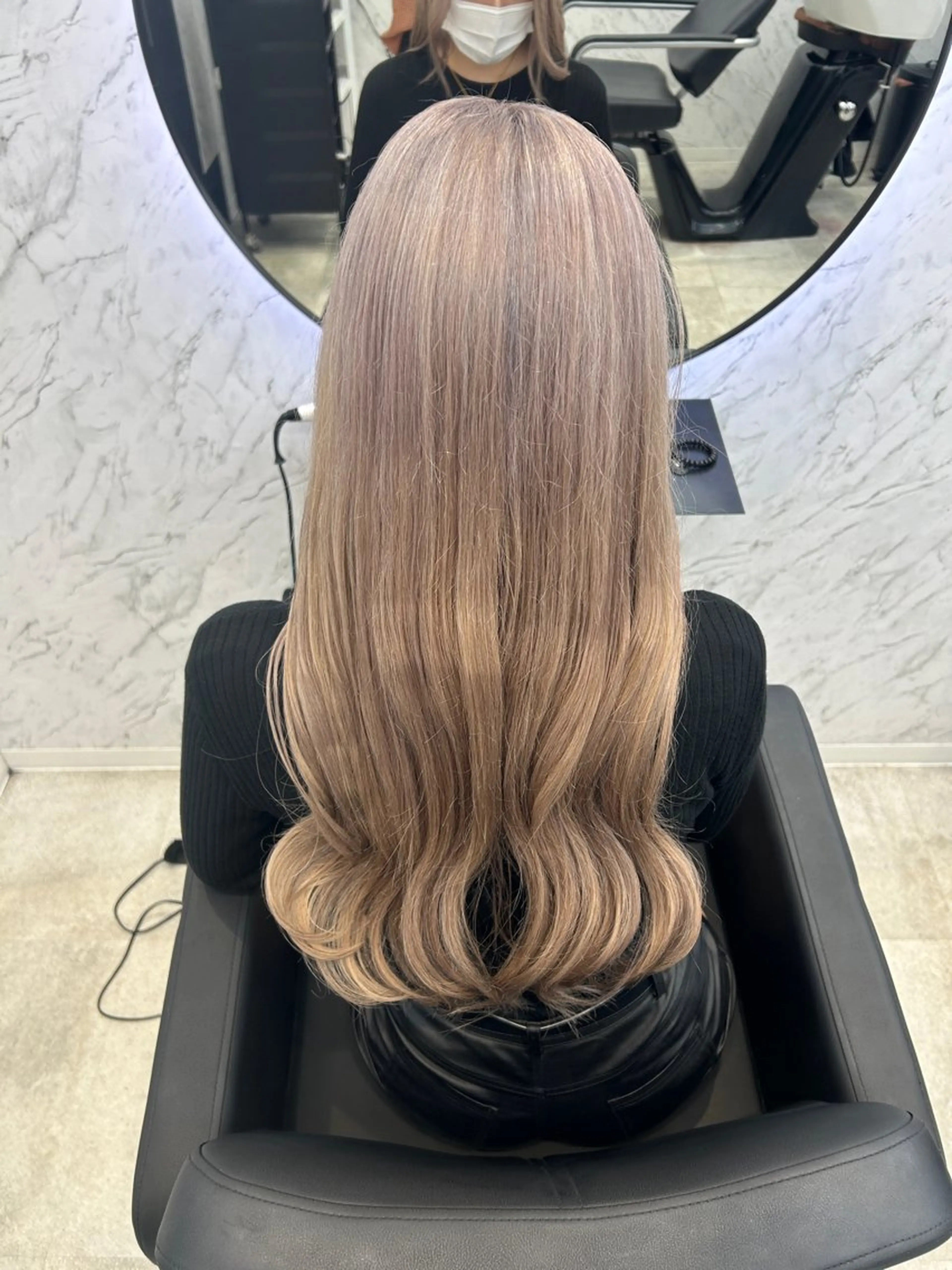 ロング カラー ヘアカラー 韓国艶カラー 🇰🇷💎MIUのヘアスタイル