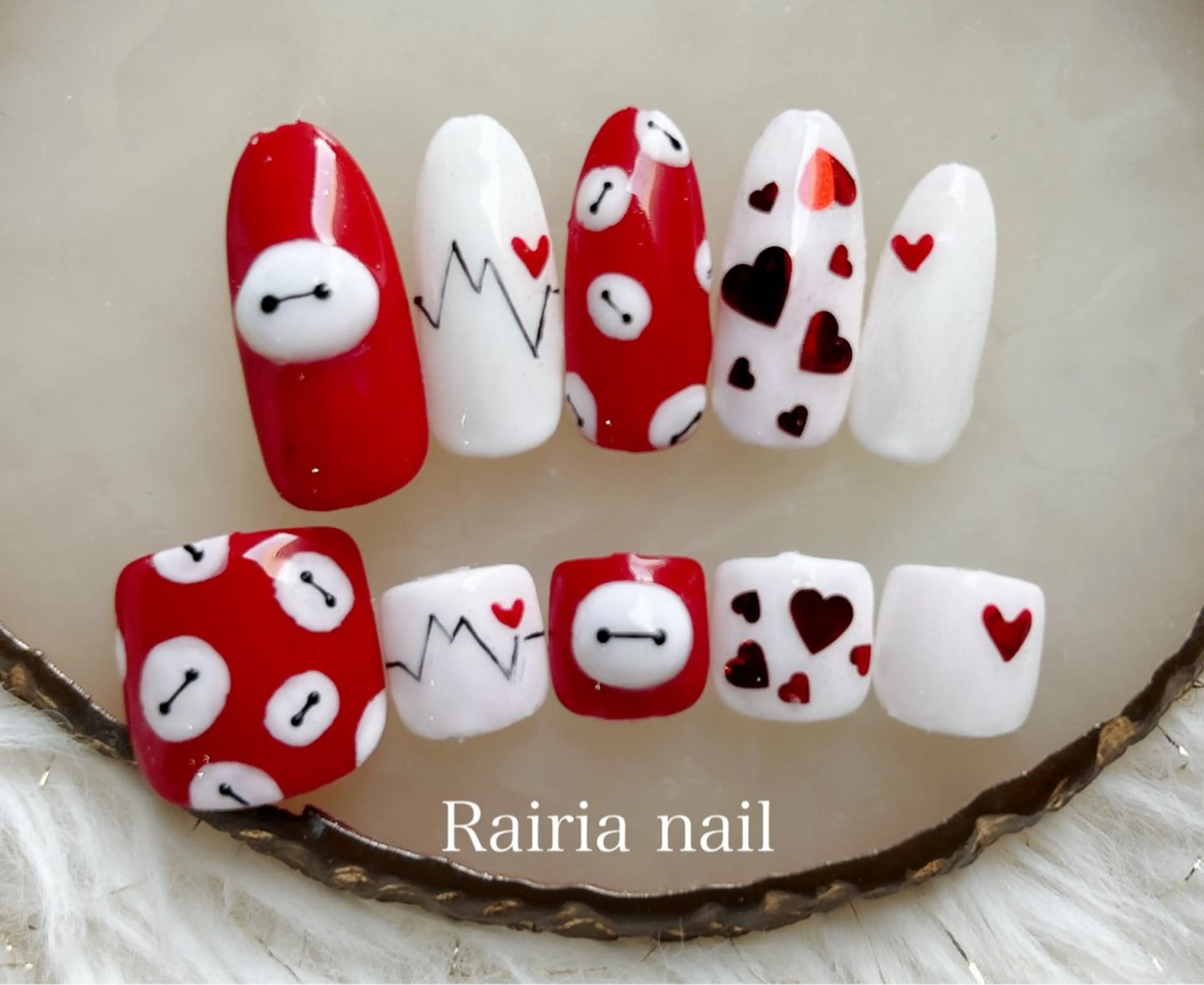 ネイル アートネイル ジェルネイル 持ち込み ニュアンスネイル パラジェル Rairia nail本八幡店のネイルデザイン