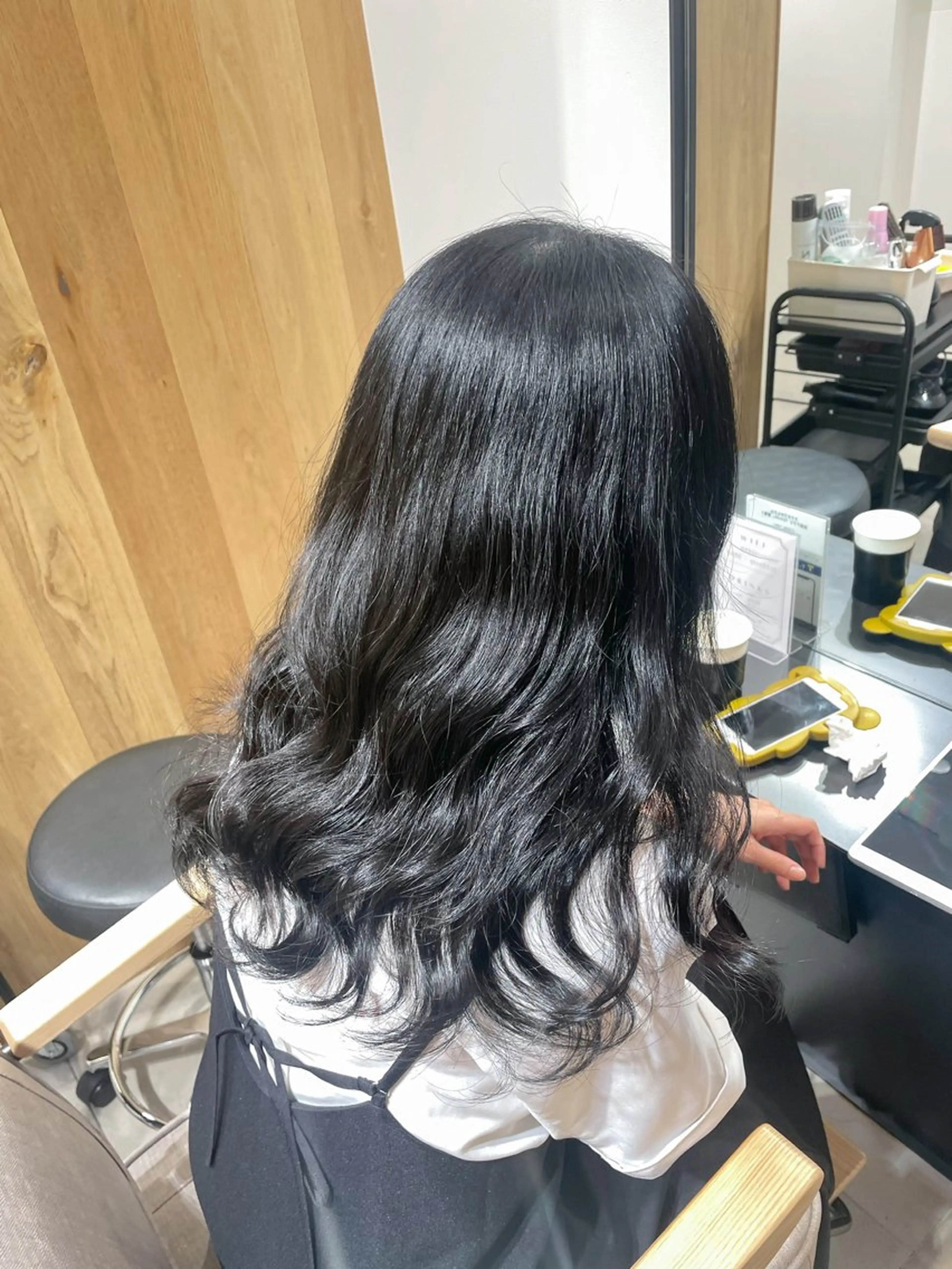 ロング パーマ パーマ miyu 美髪縮毛矯正𓂃꙳⋆のヘアスタイル