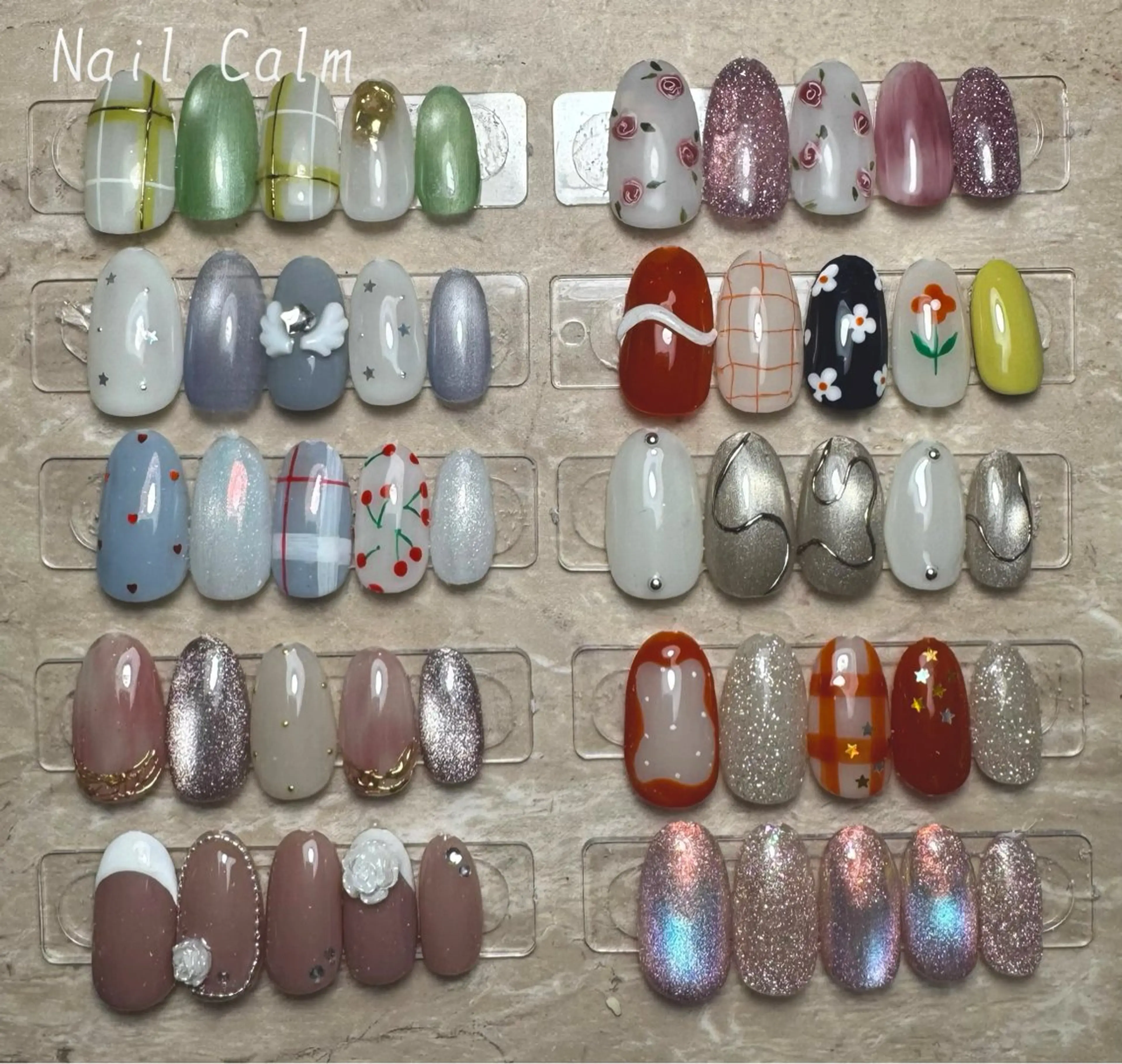 ネイル アートネイル 春ネイル ハンドネイル Nail Calm所属・プライベートサロン Calmのネイルデザイン