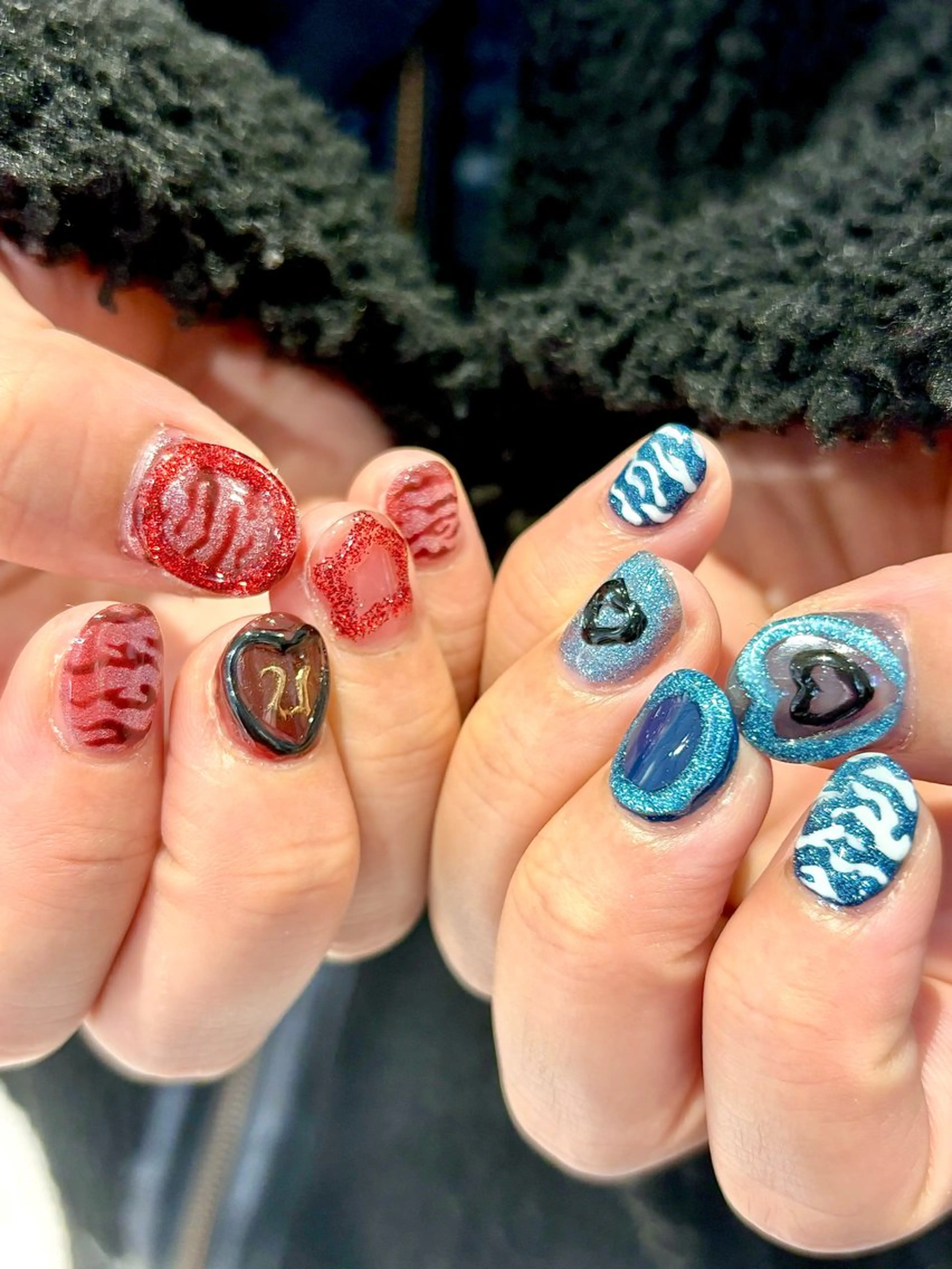 ネイル アートネイル ぷっくりネイル ハンドネイル Kureha/ネイル トレンドヘアのヘアスタイル