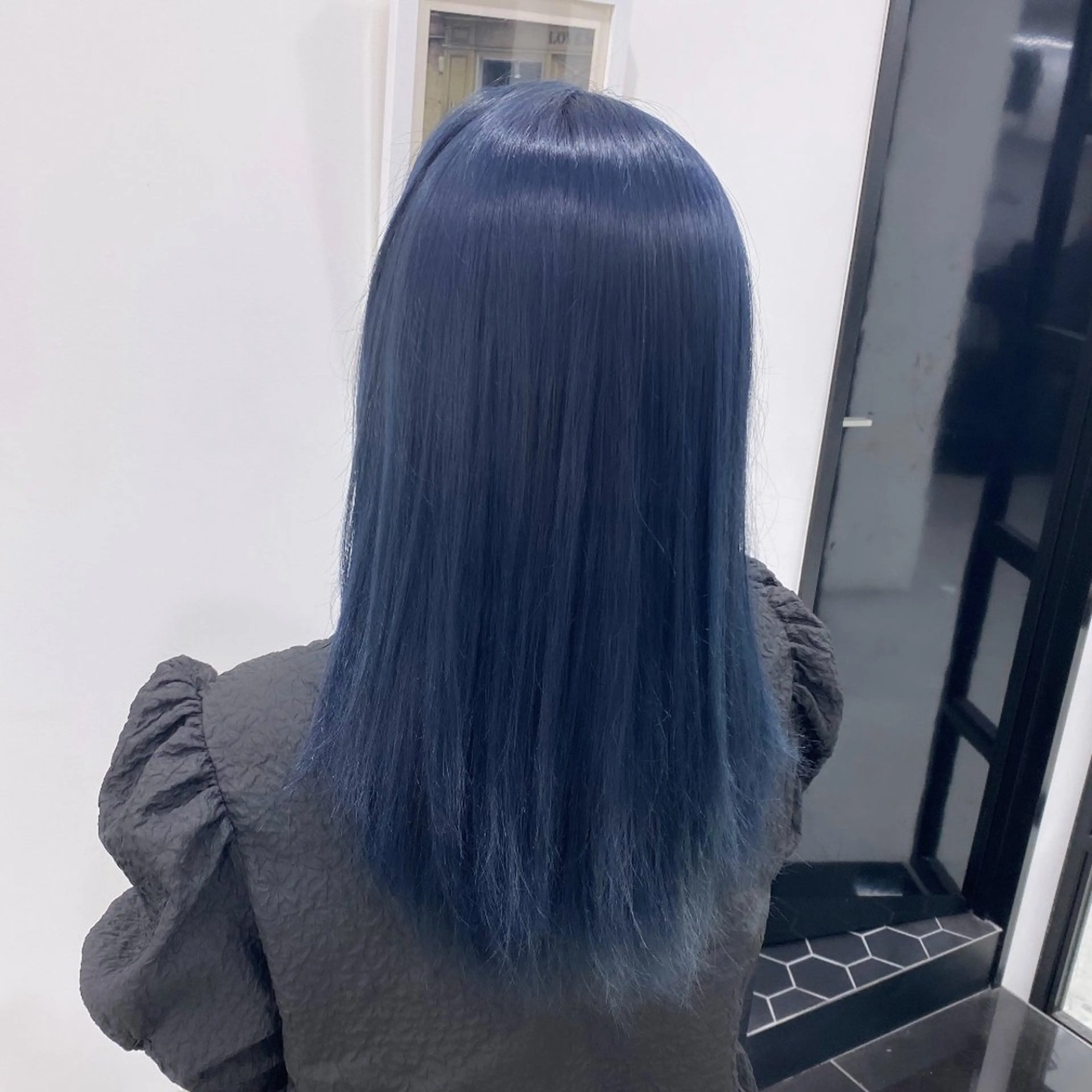 セミロング カラー ブルーカラー 透明感カラー JILL🌟 せいゆのヘアスタイル