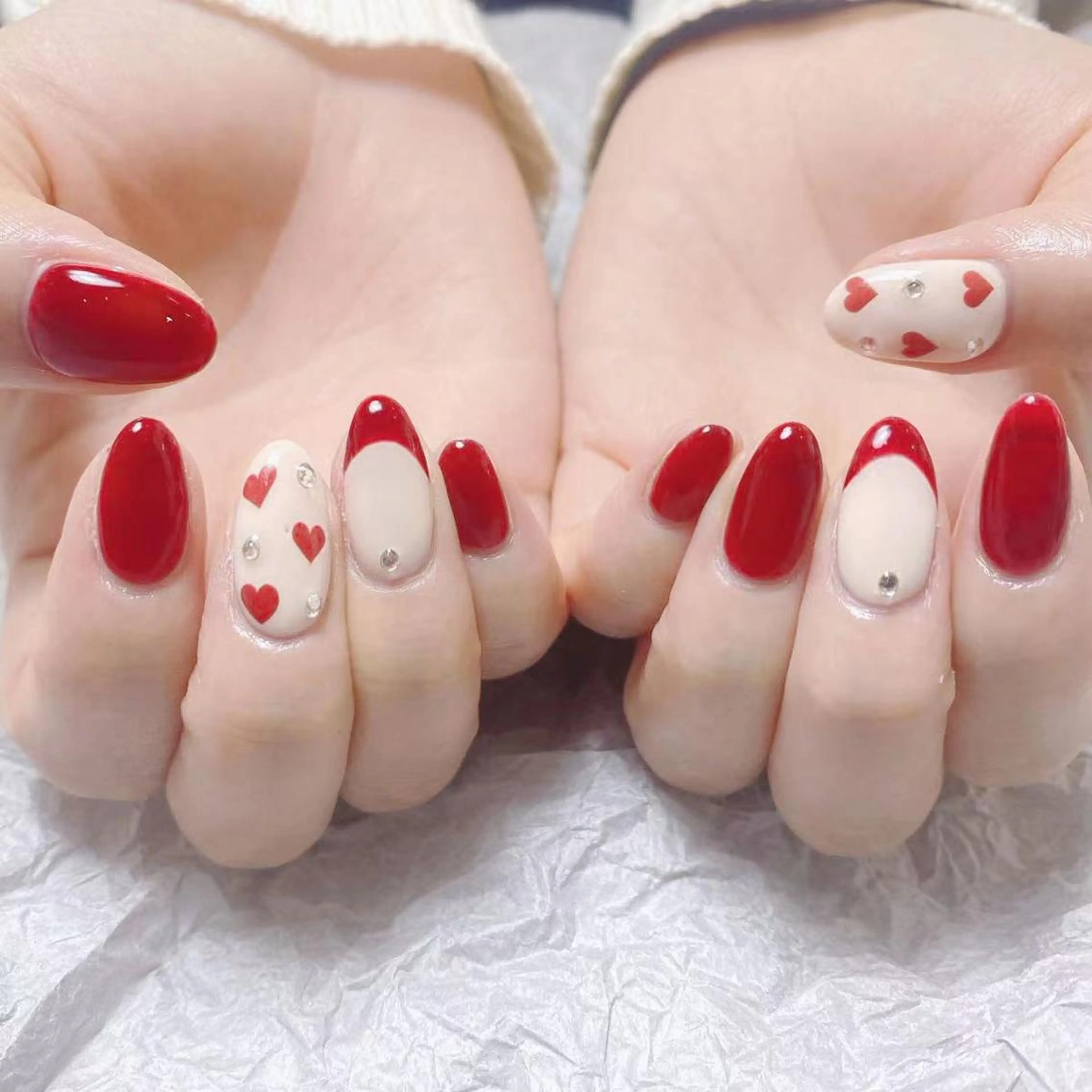 ネイル ハンドネイル ハンドケア DEMAIN- 🌹のネイルデザイン