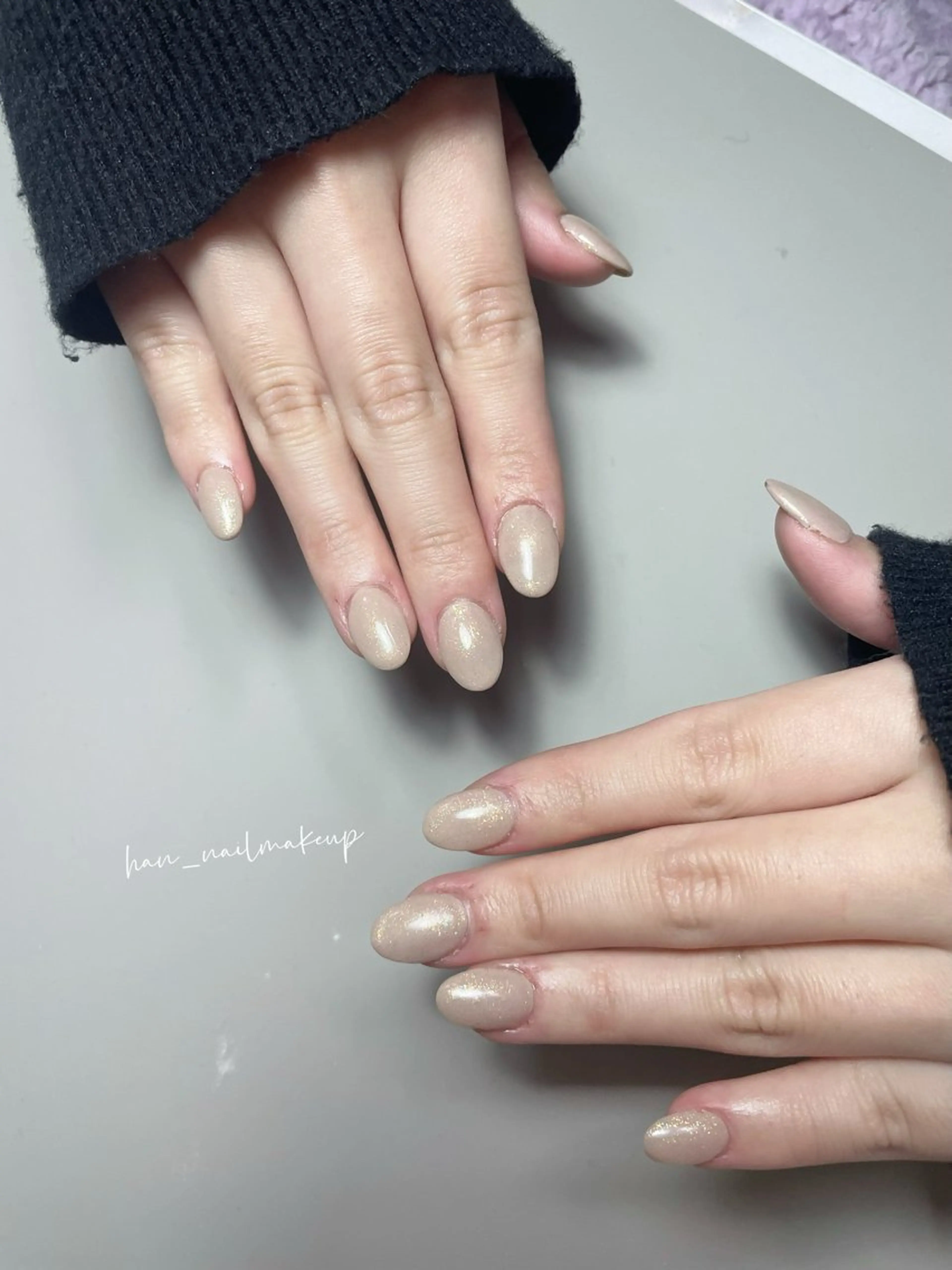 ネイル スカルプネイル ハンドネイル Han Nail 【y&m】のネイルデザイン