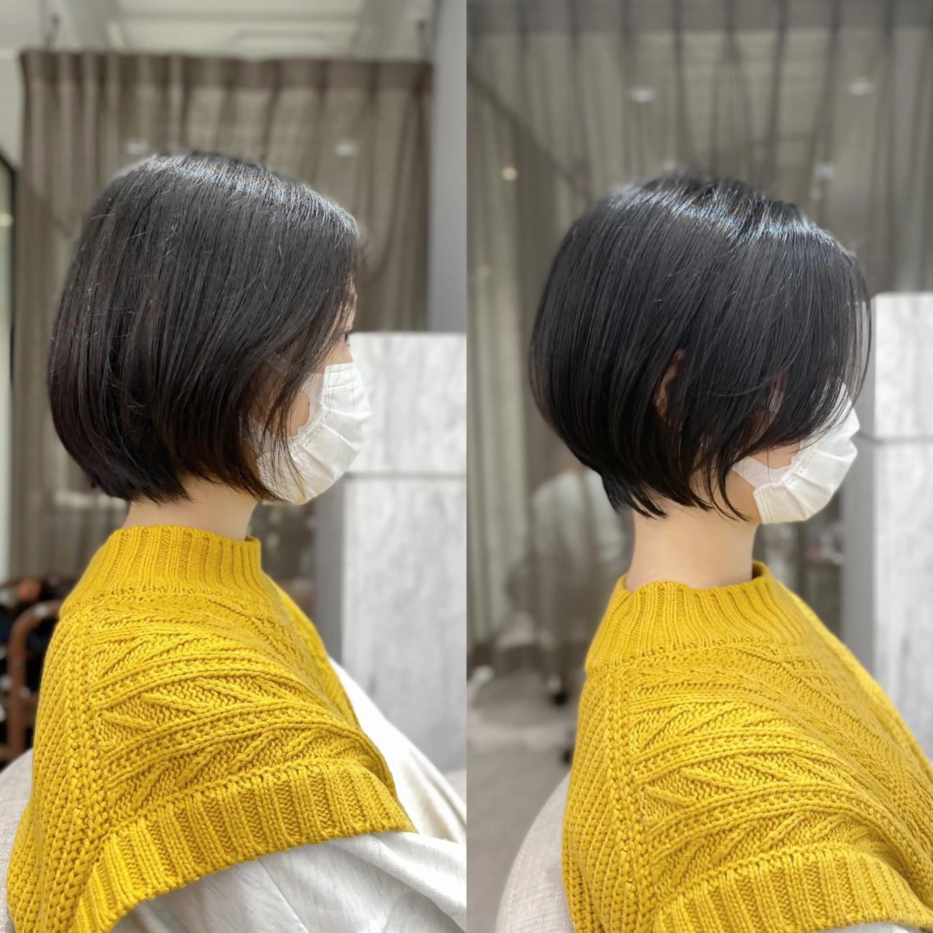 ショート 京都レイヤーカット/ 縮毛矯正/羽柴りくのヘアスタイル