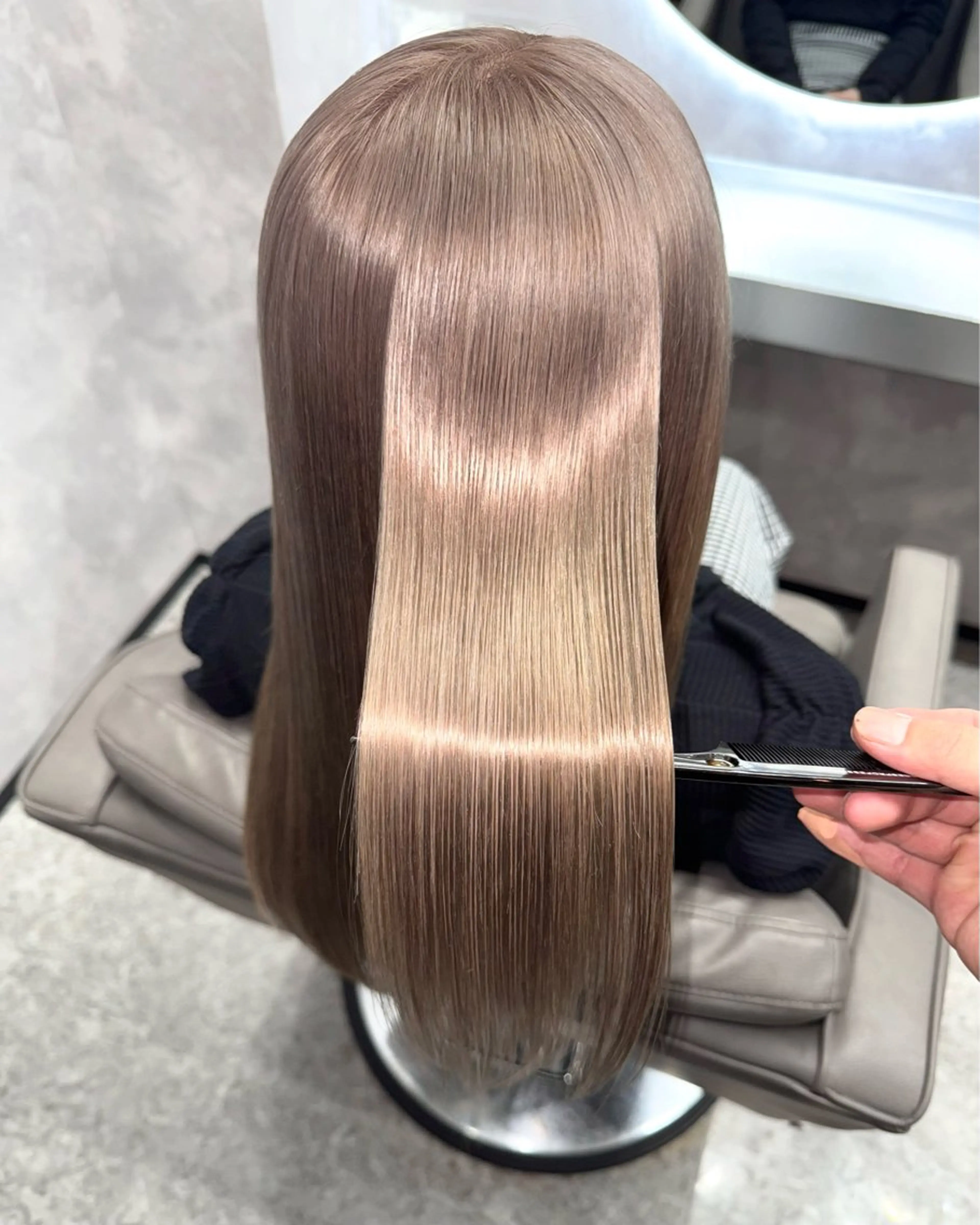 【予約リクエストして下さい】技術講習モデル募集|※ブリーチ毛の方限定 縮毛矯正(0円)の写真