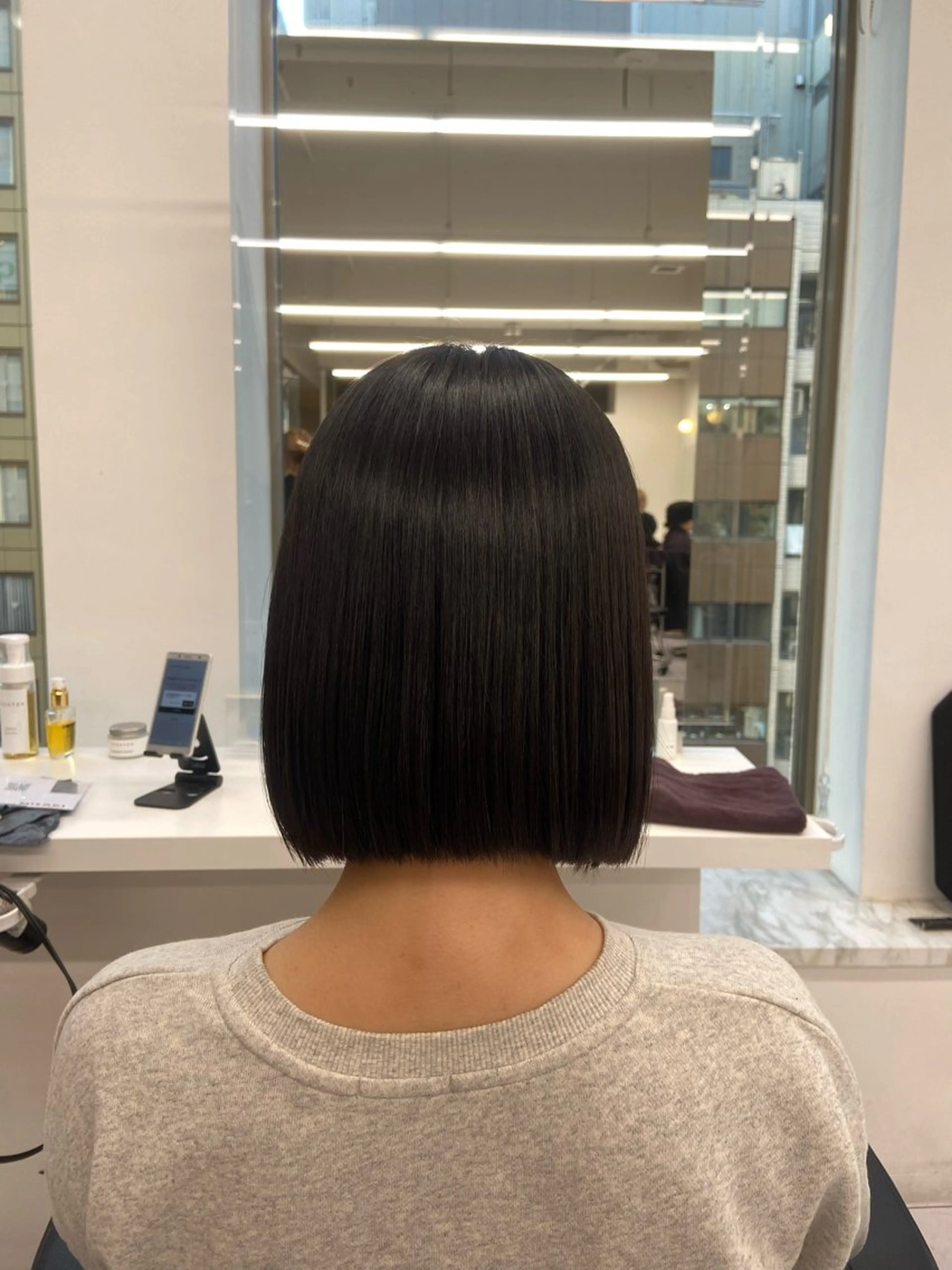 ショート カラー ヘアアレンジ flammeum所属・ハイトーン/ボブ /misakiのヘアスタイル