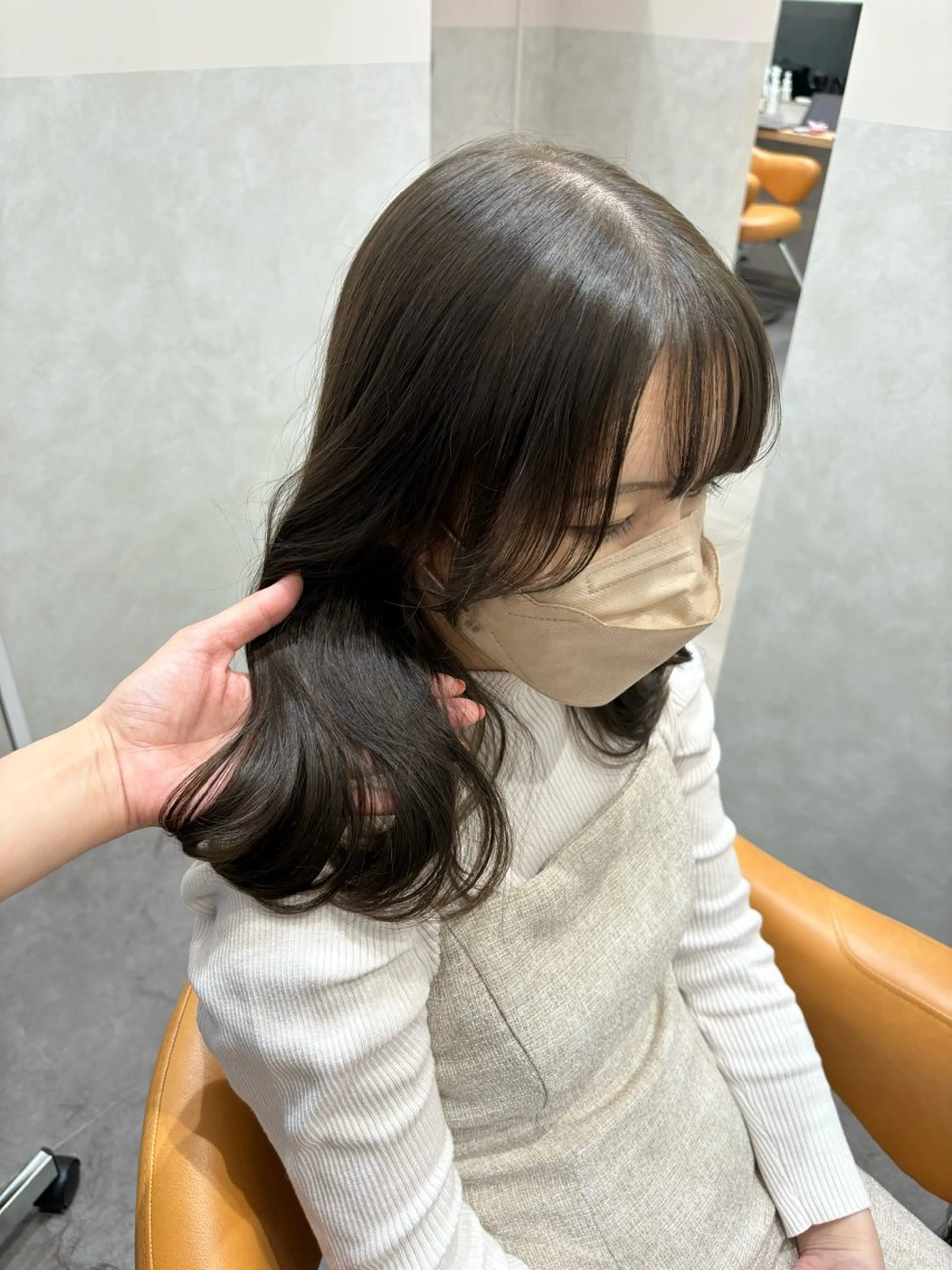 ミディアム カラー 韓国ヘア🇰🇷 トヨキトキコのヘアスタイル