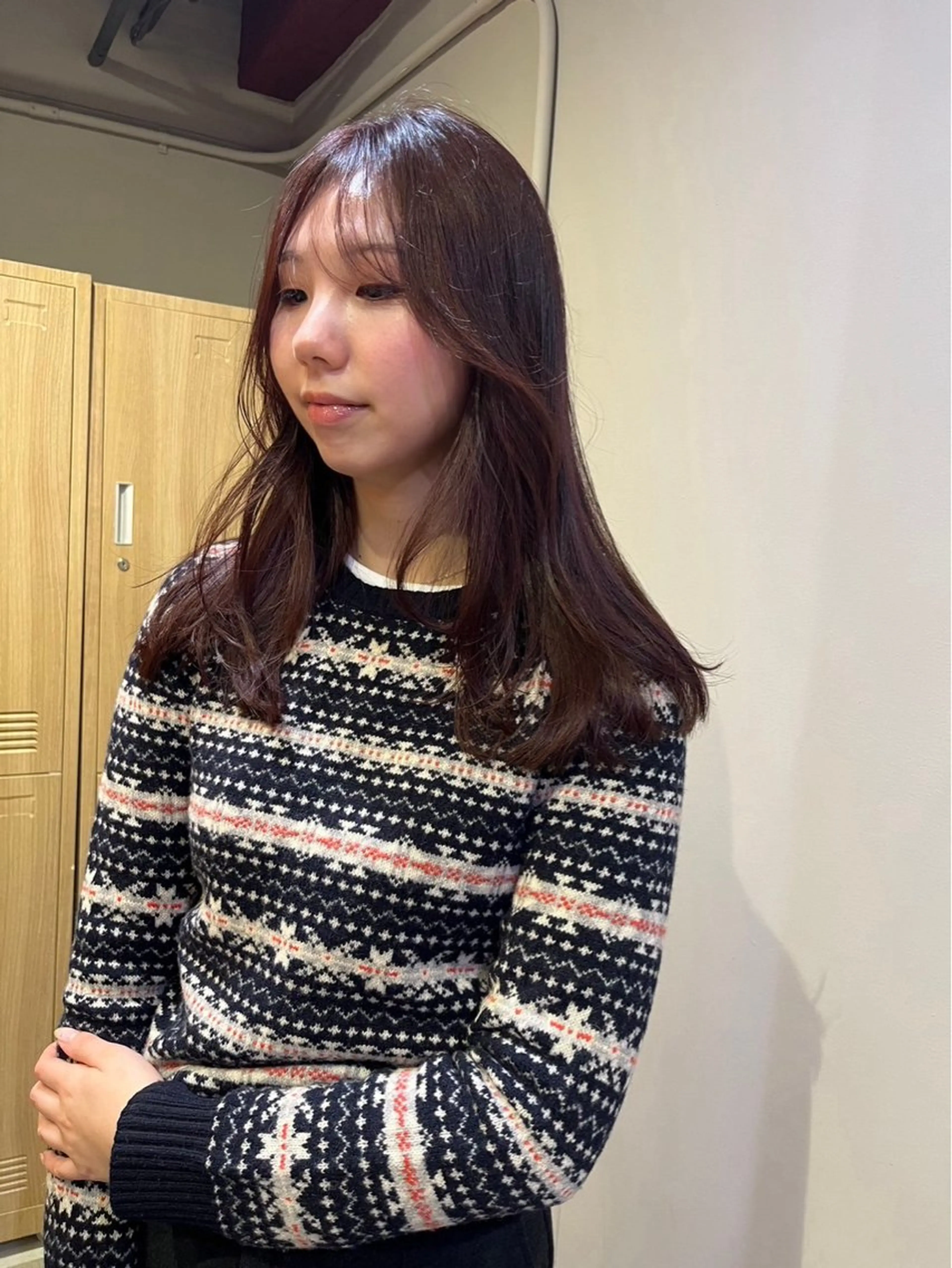 セミロング LOREN＋透明感 オリーブhirokoのヘアスタイル