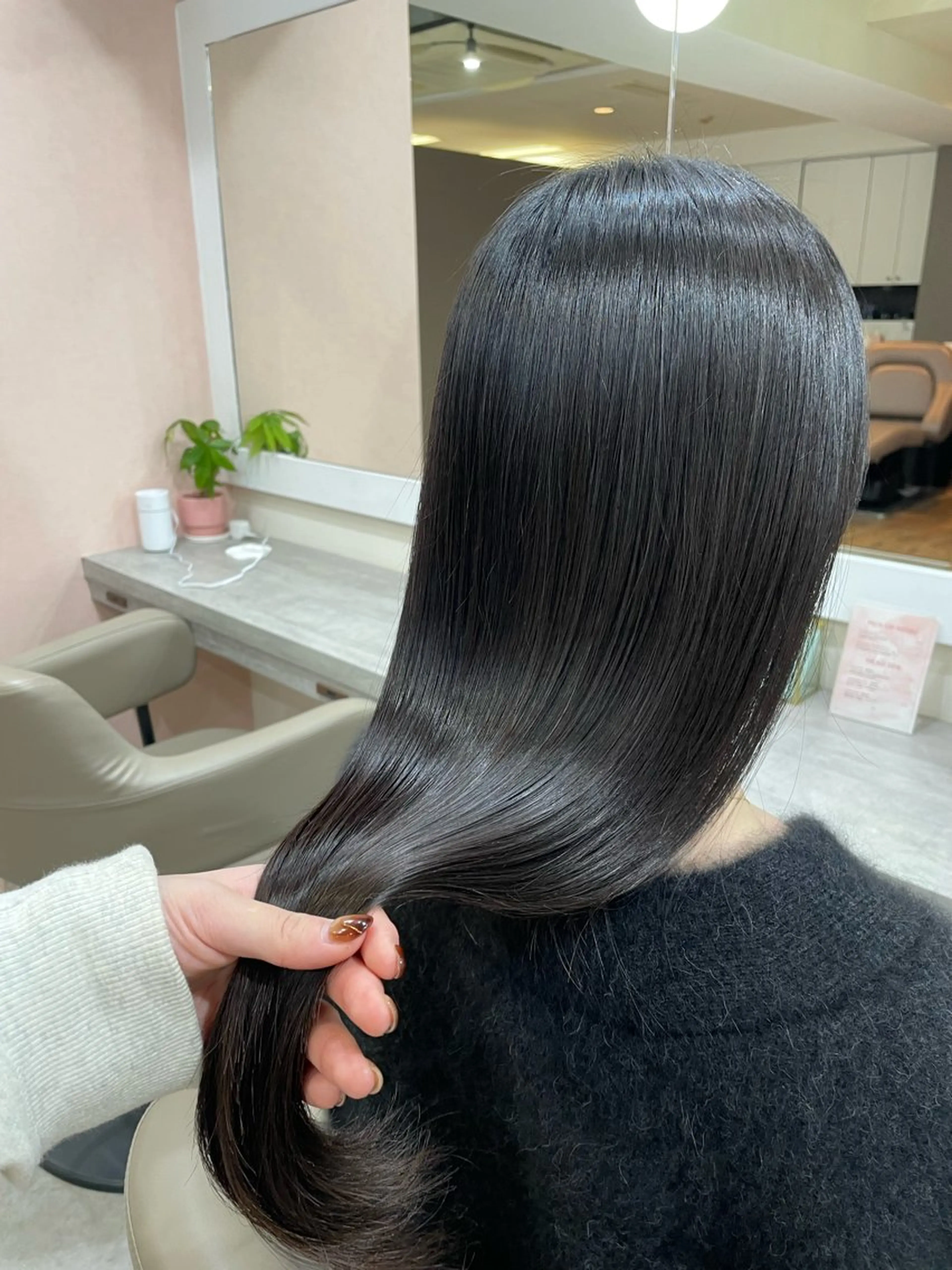 ロング トリートメント 韓国風パーマ/ヘア セット/店長みづきのヘアスタイル