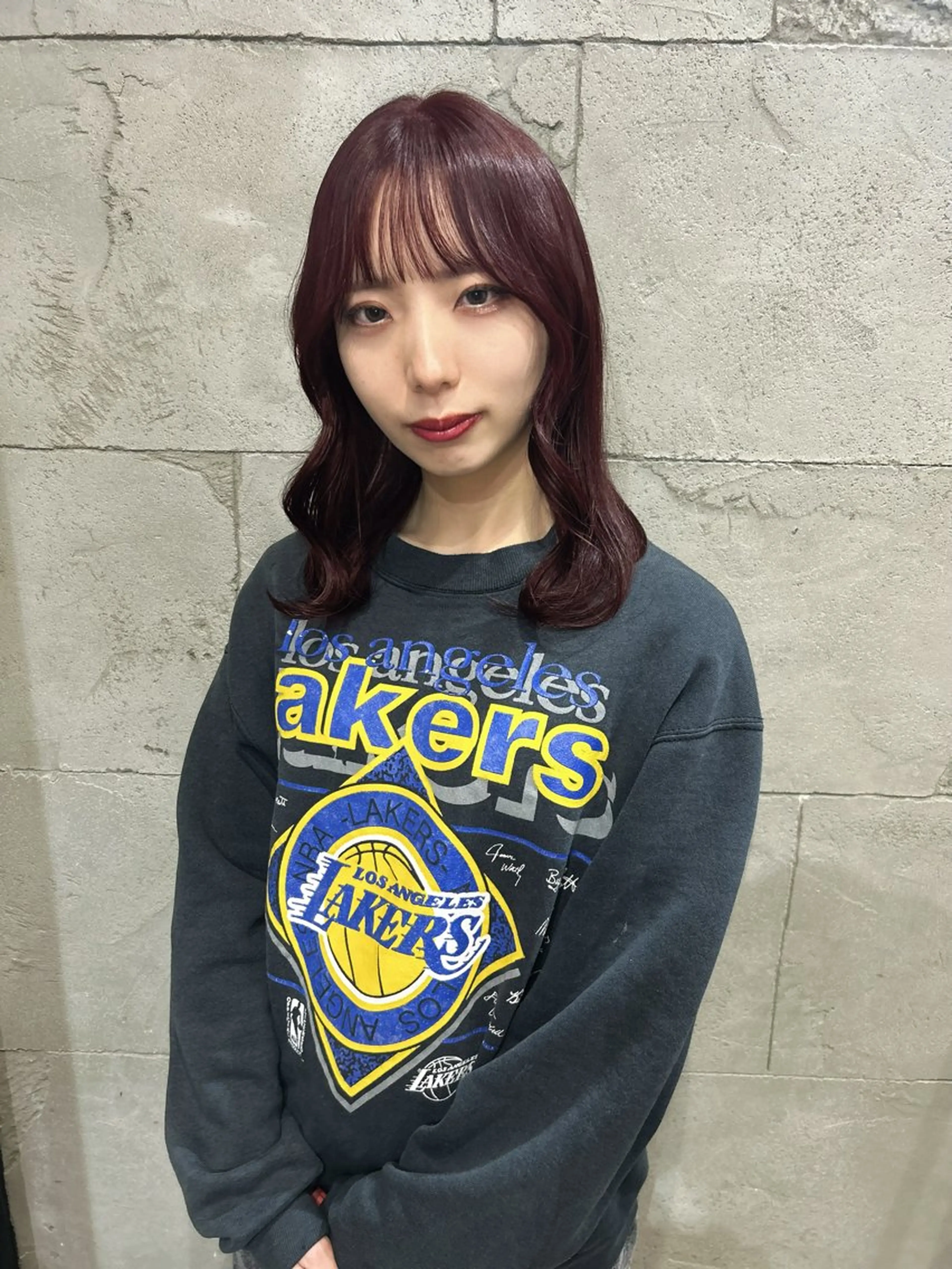 セミロング カラー NAHO 🩵 透明感カラー🫧のヘアスタイル