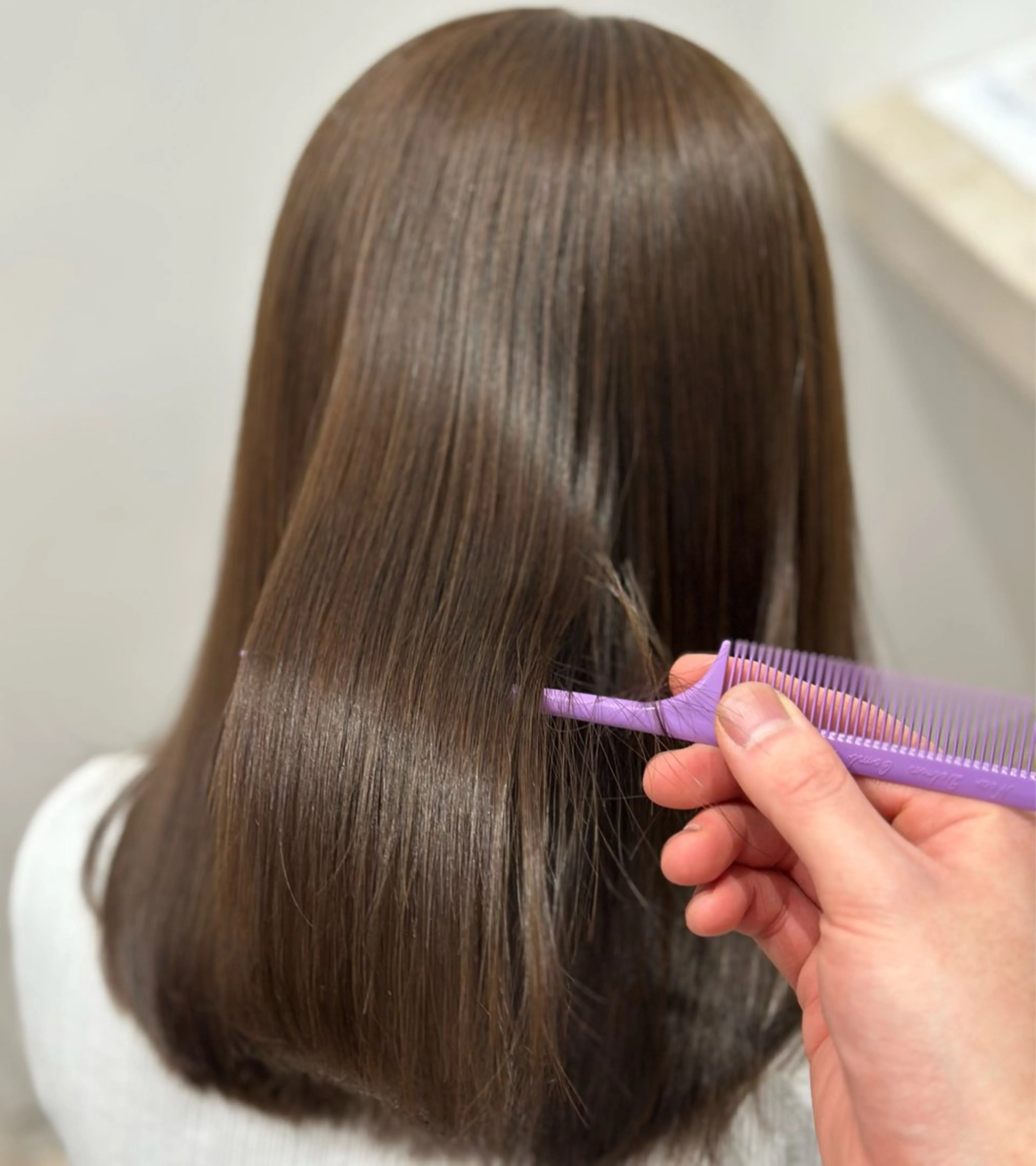 セミロング ヘアカラー トリートメント 💠悩み解決美容師 💠シュンヤのヘアスタイル