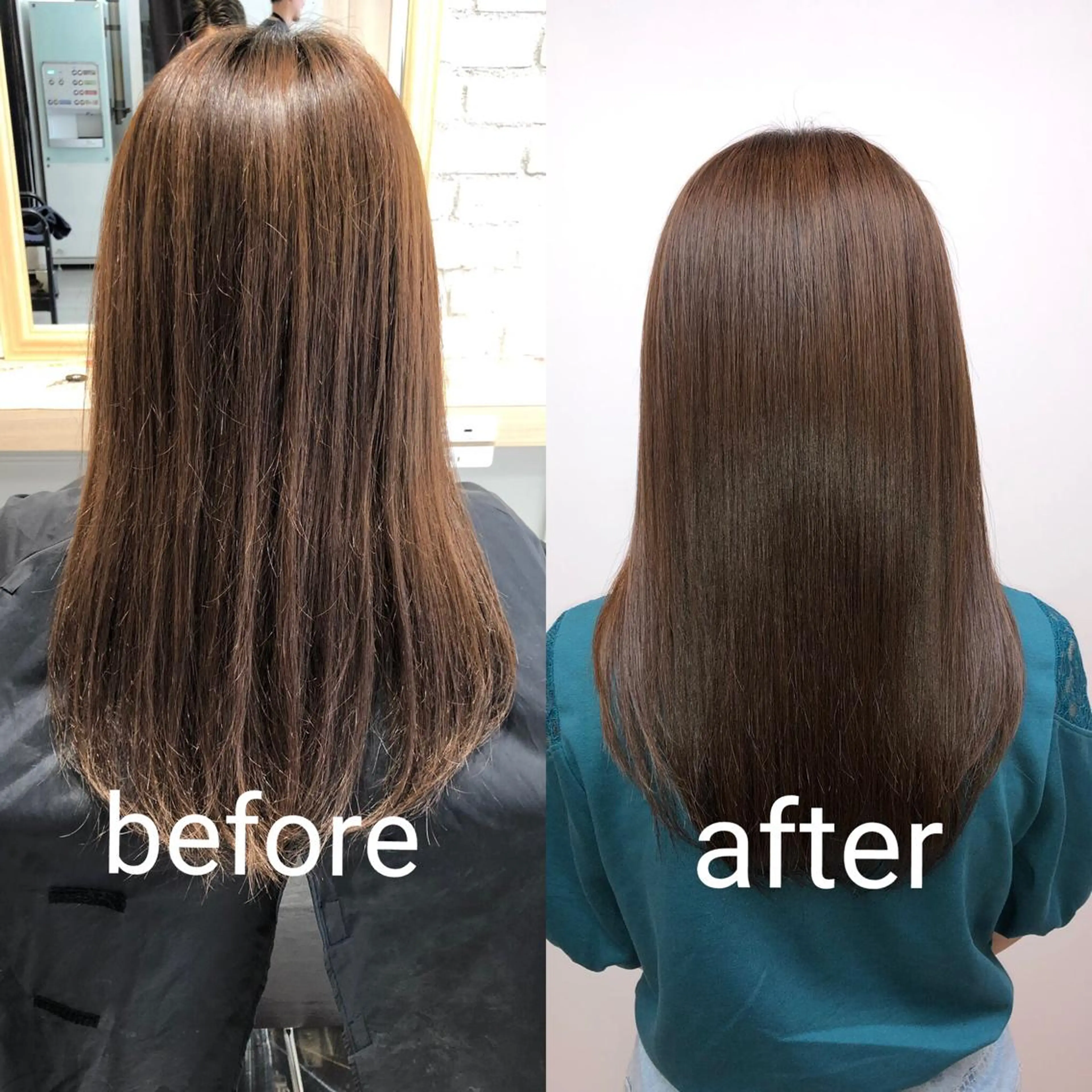 セミロング 髪質改善特化 スギヤマハヤトのヘアスタイル