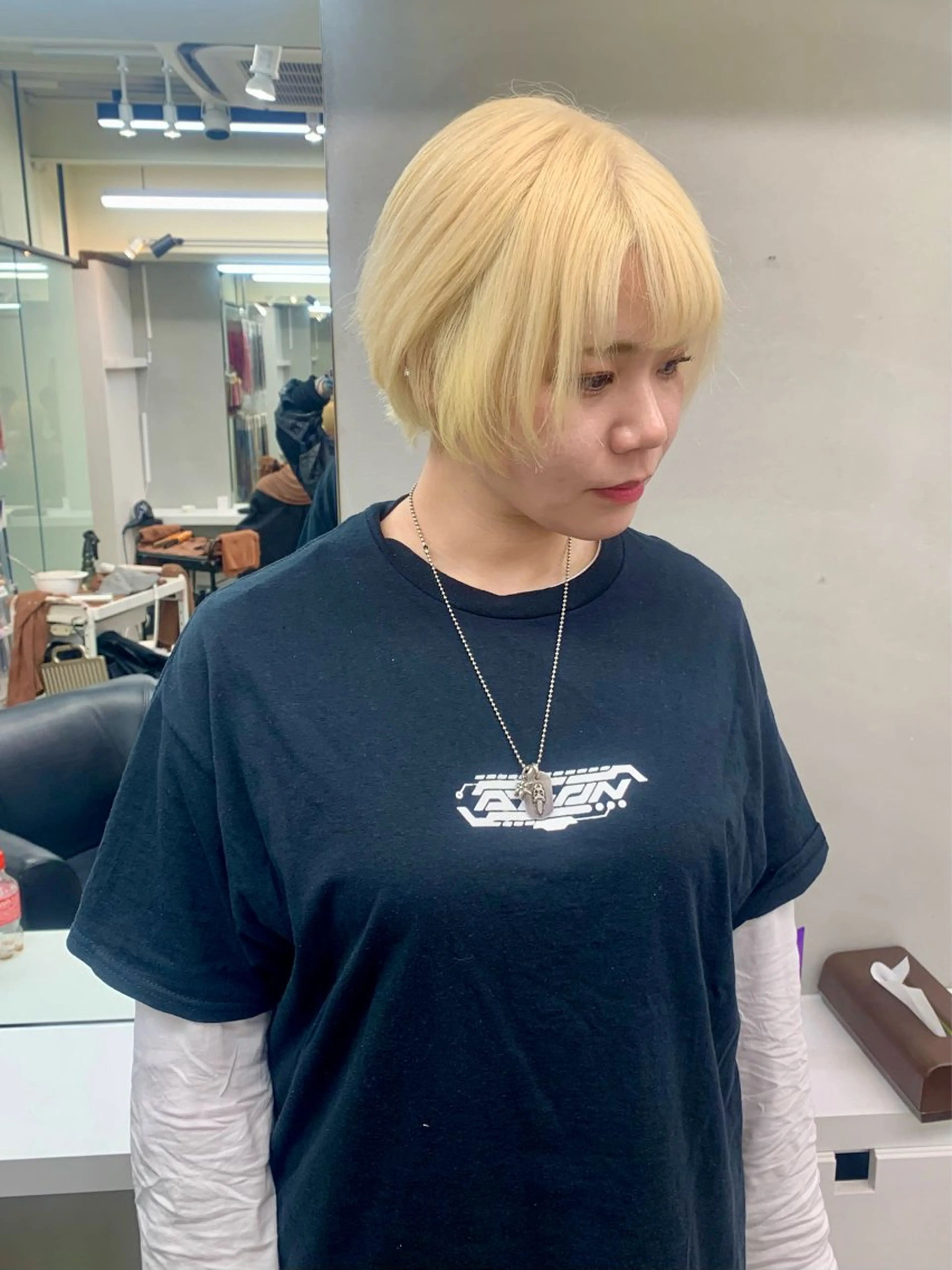 ショート カラー ヘアアレンジ ヘアカラー トリートメント 個性爆弾💣 ダブルカラー/ゆかのヘアスタイル