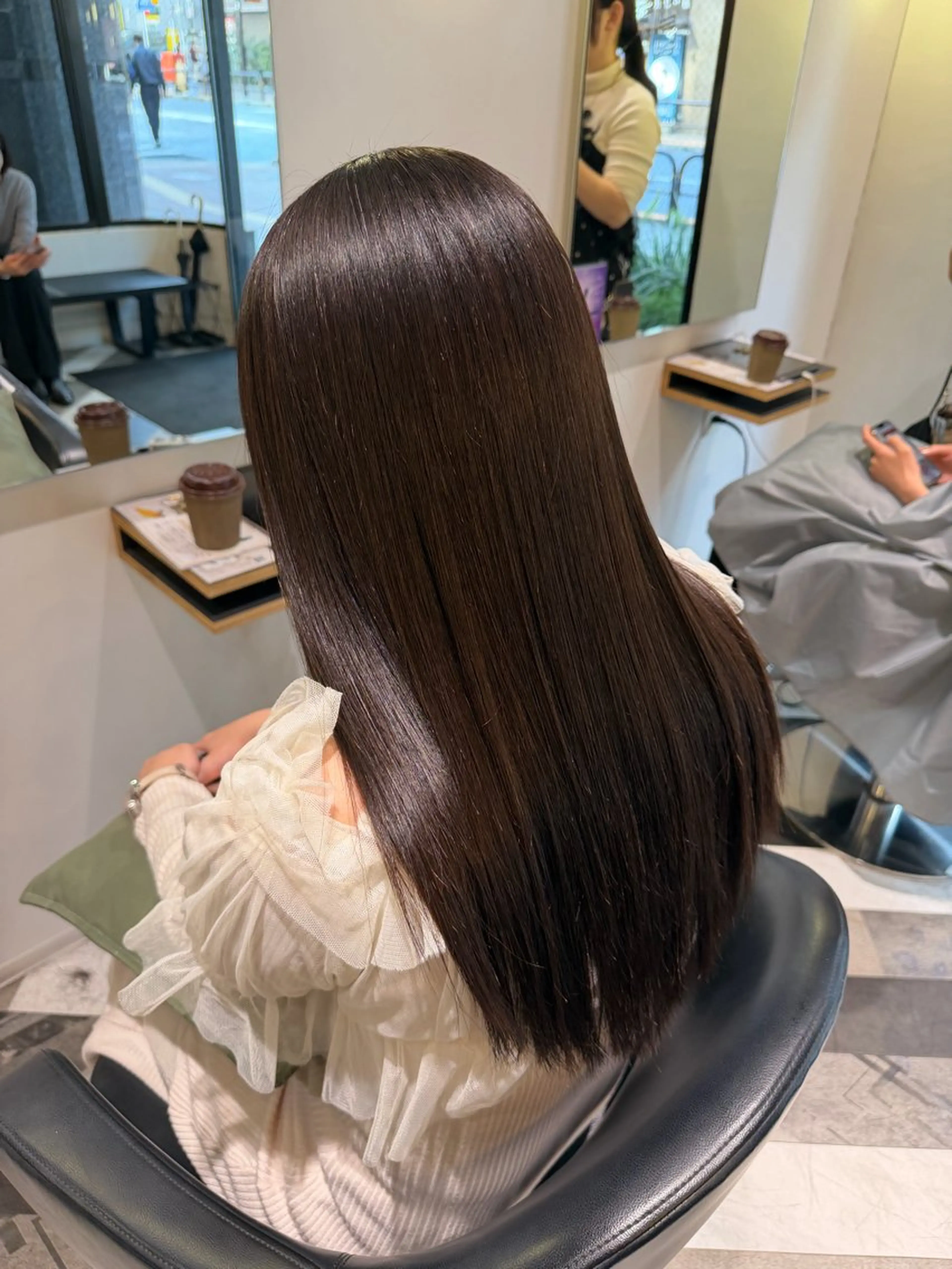 ロング 縮毛矯正 メンズ指名NO.1/ 原崎 元希のヘアスタイル